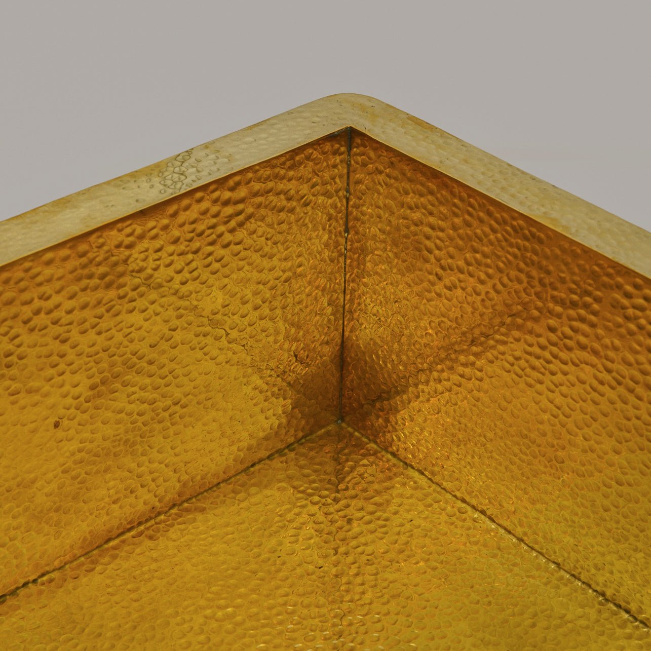 Hammered Brass Kitchen Sink – Rectangular Farmhouse & Kitchen Island Sink alternate view 3