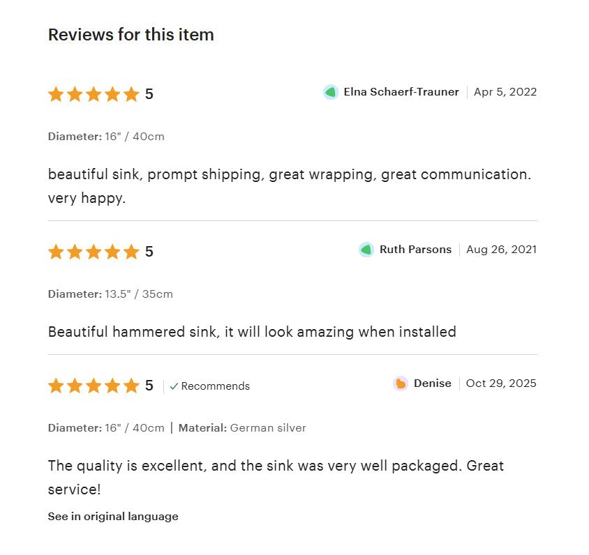 Hammered German Silver Bowl Vessel Sink – Handcrafted Bathroom Vanity Sink alternate view 7