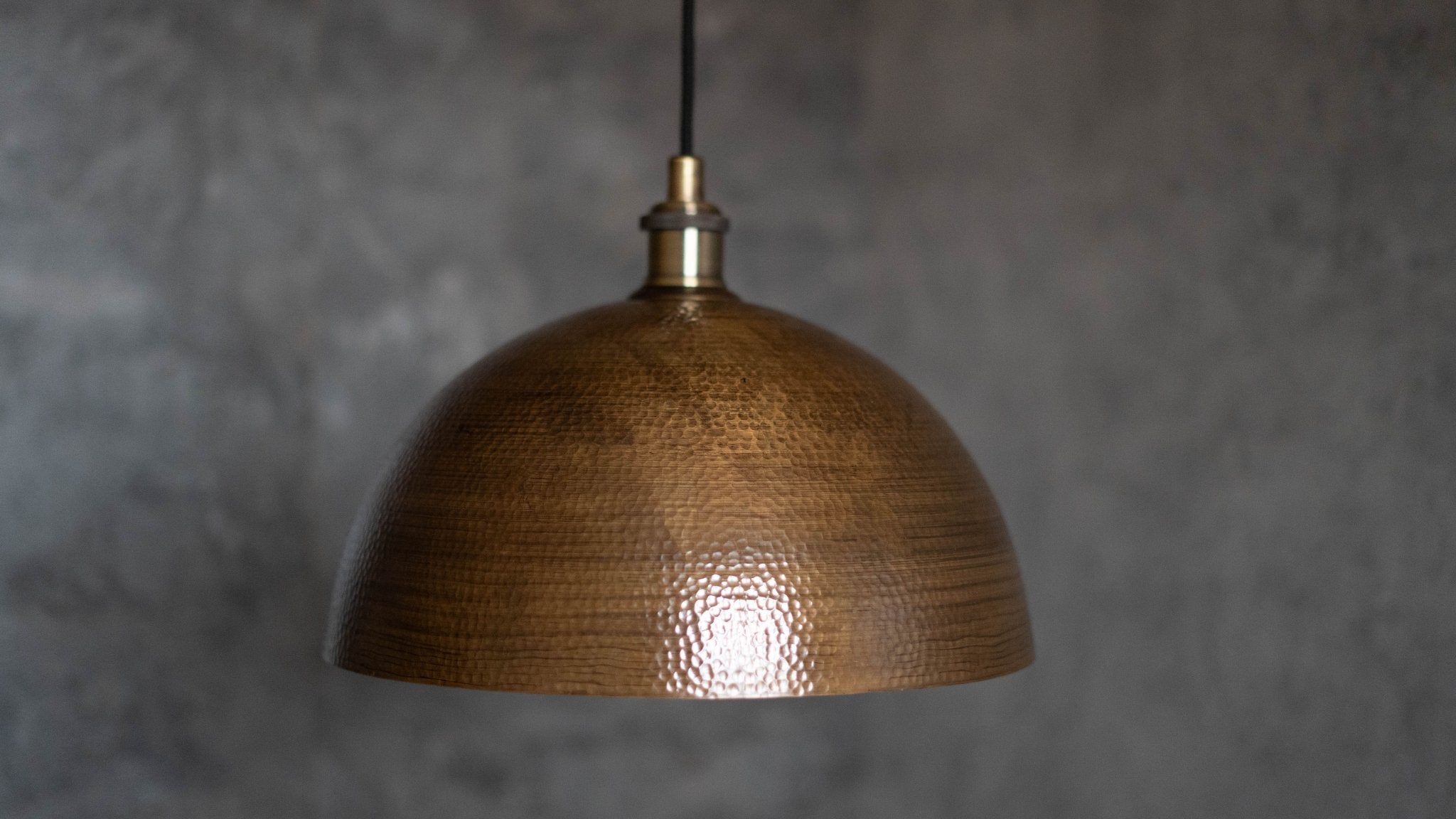 Hammered Pendant Light, Antique Brass Dome Ceiling Light, Kitchen Island Hanging Light Fixture