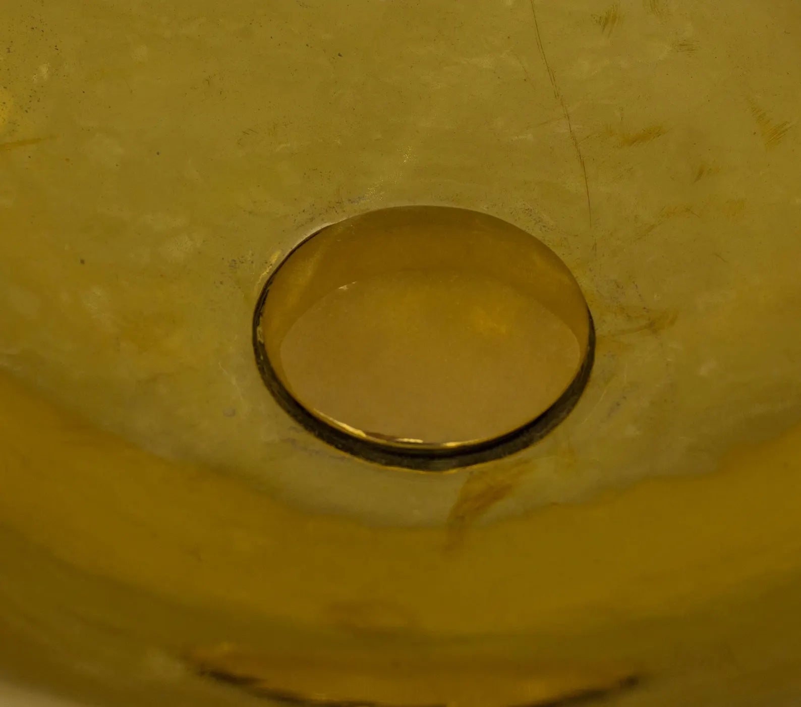 Handcrafted Solid Brass Drop-in Sink, Bathroom Sink, Round Sink, Drop-in Basin Sink alternate view 11