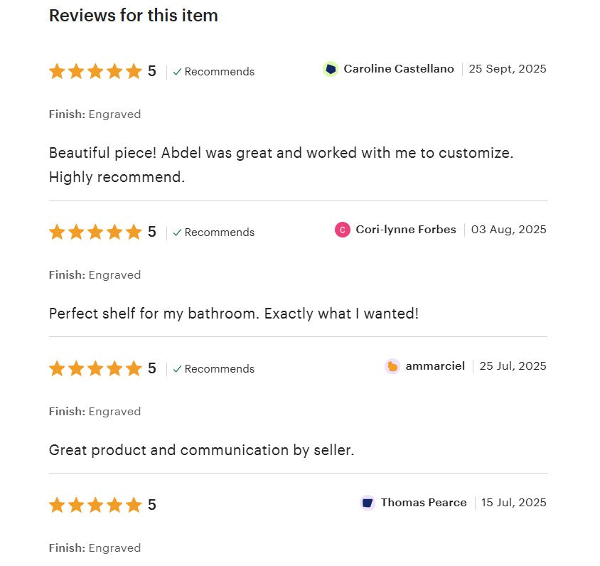 Handcrafted Solid Brass Floating Shelf, Bathroom Shelf Brass, Wall Mount Bathroom Soap Holder alternate view 10