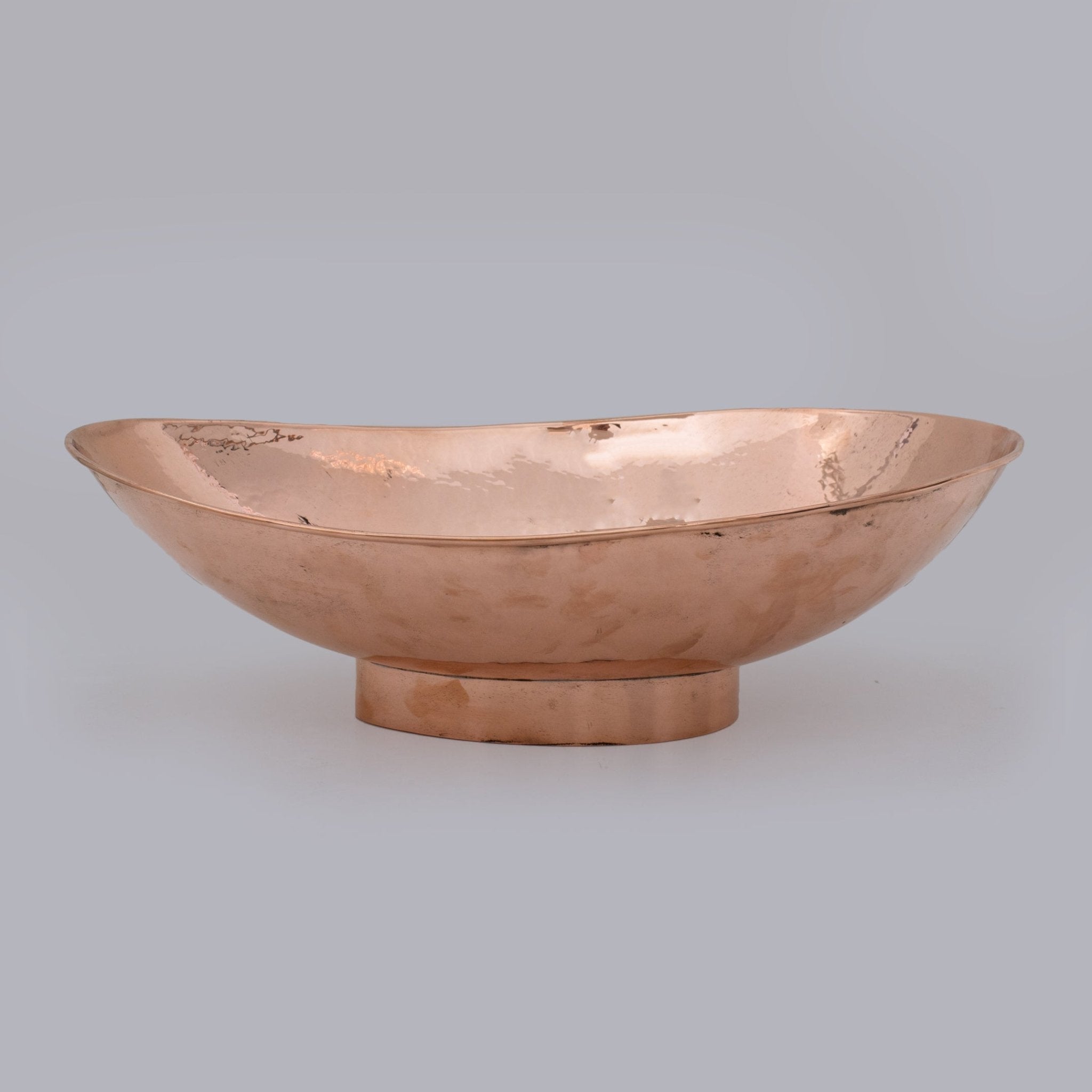 Handcrafted Solid Copper Vessel Sink, Vanity Top Mount Sink, Bathroom Copper Basin, Freestanding Sink Copper alternate view 4