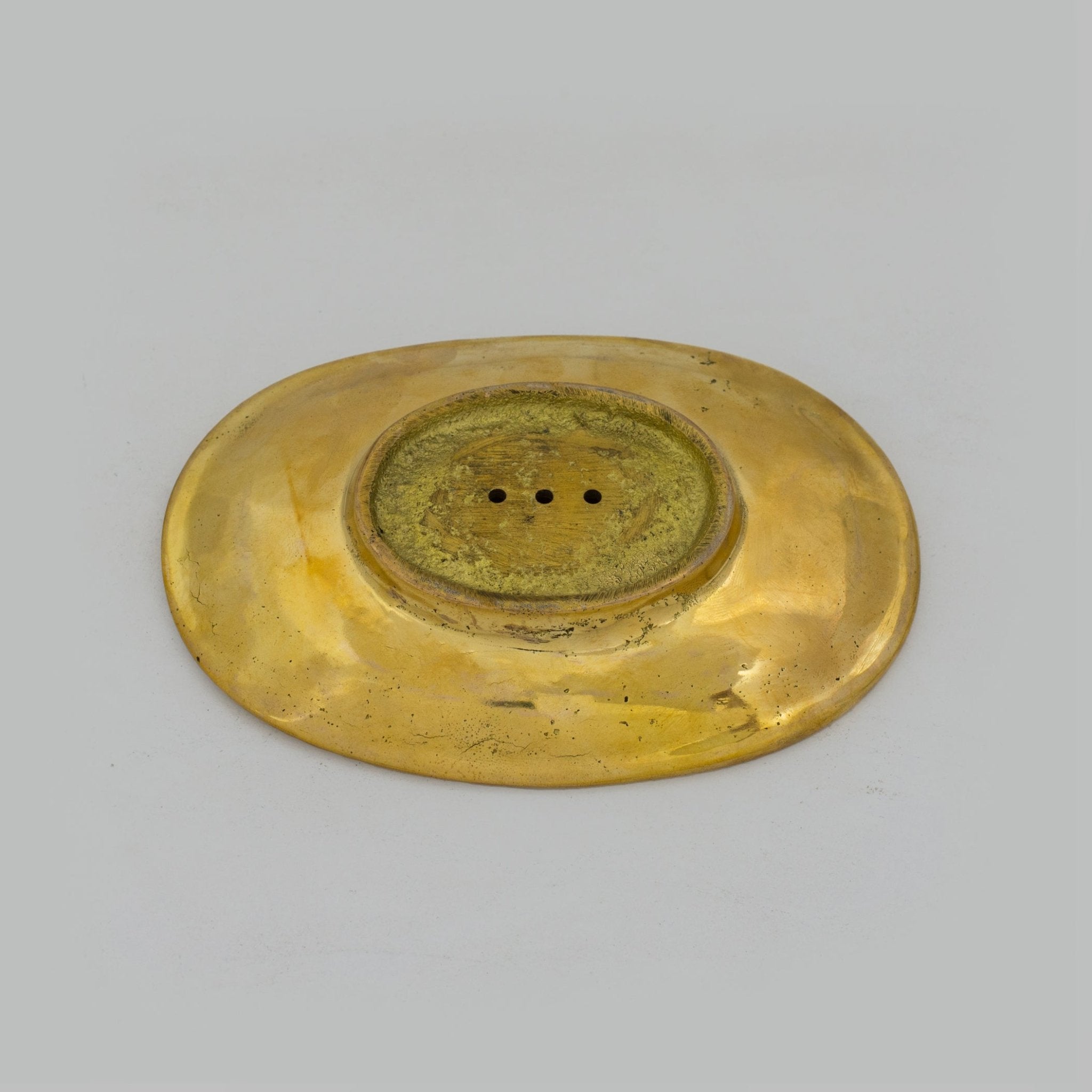 Handcrafted Unlacquered Brass Self Draining Soap Dish, Bar Soap Tray, Countertop Soap Holder, Soap Caddy, Soap Plate Dish alternate view 8