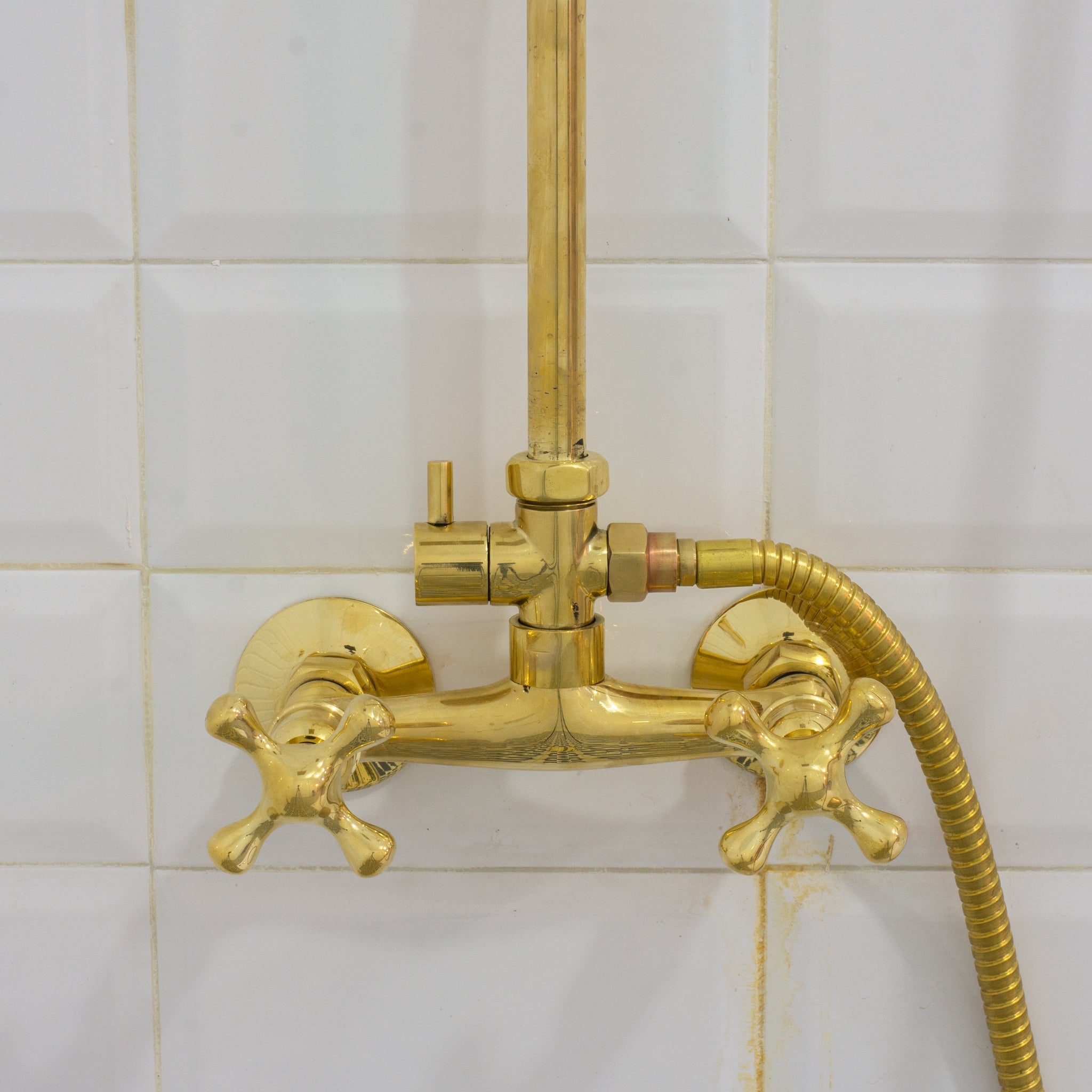 Heritage - Unlacquered Brass Exposed Shower System With Handheld alternate view 8