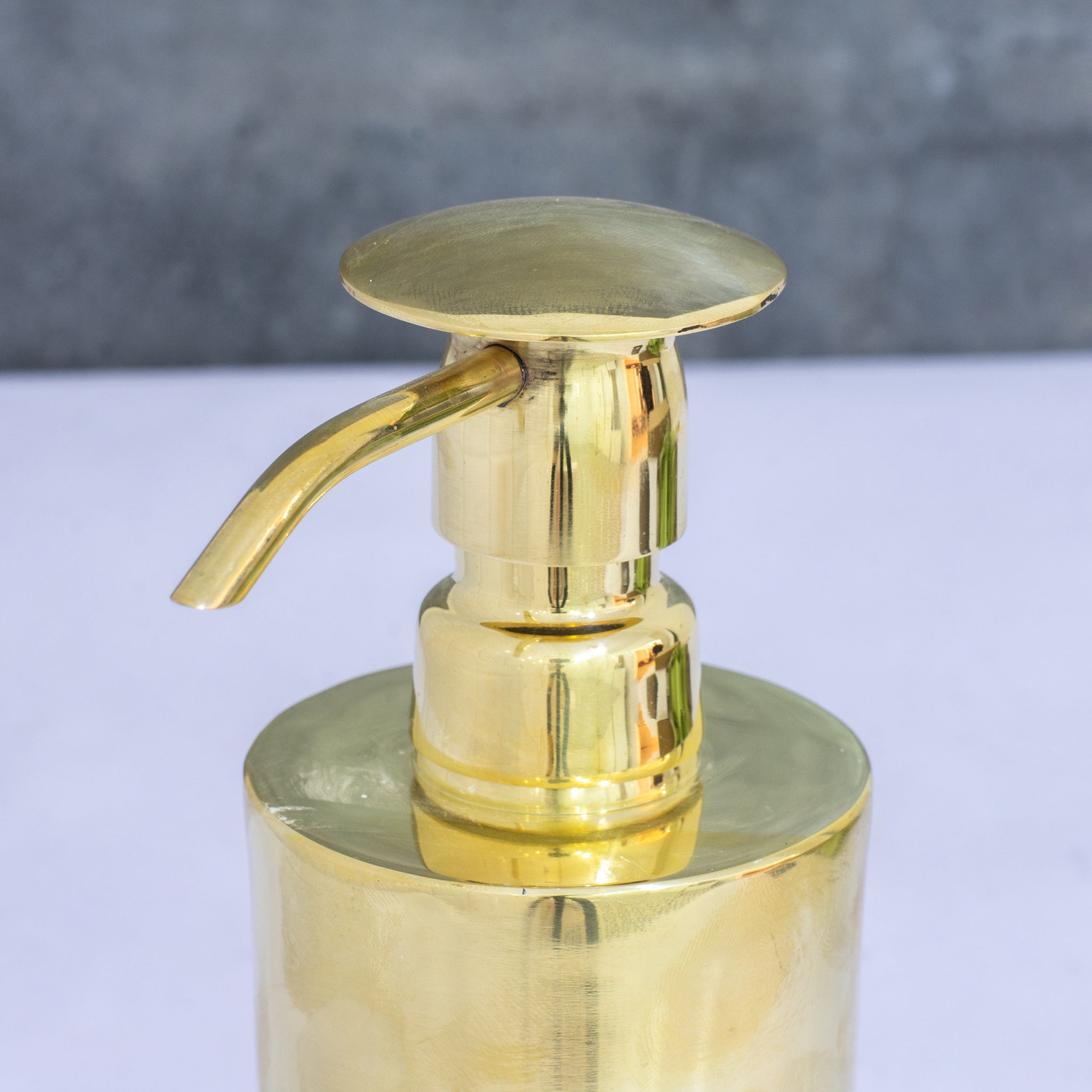 Heritage - Unlacquered Brass Soap Dispenser alternate view 4