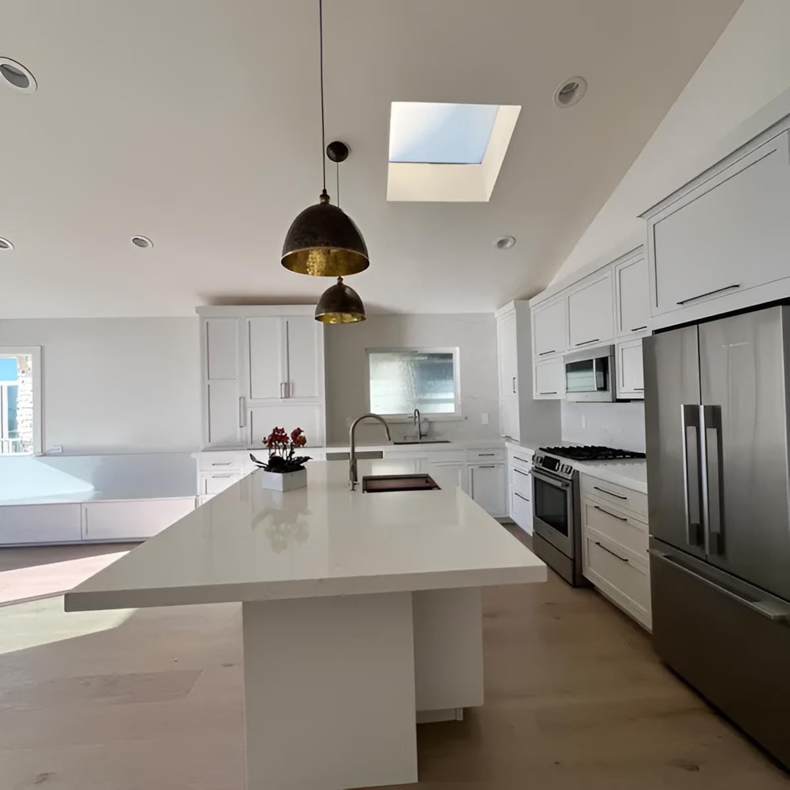 Hammered Pendant Light, Brass Dome Ceiling Light, Kitchen Island Hanging Light Fixture alternate view 7