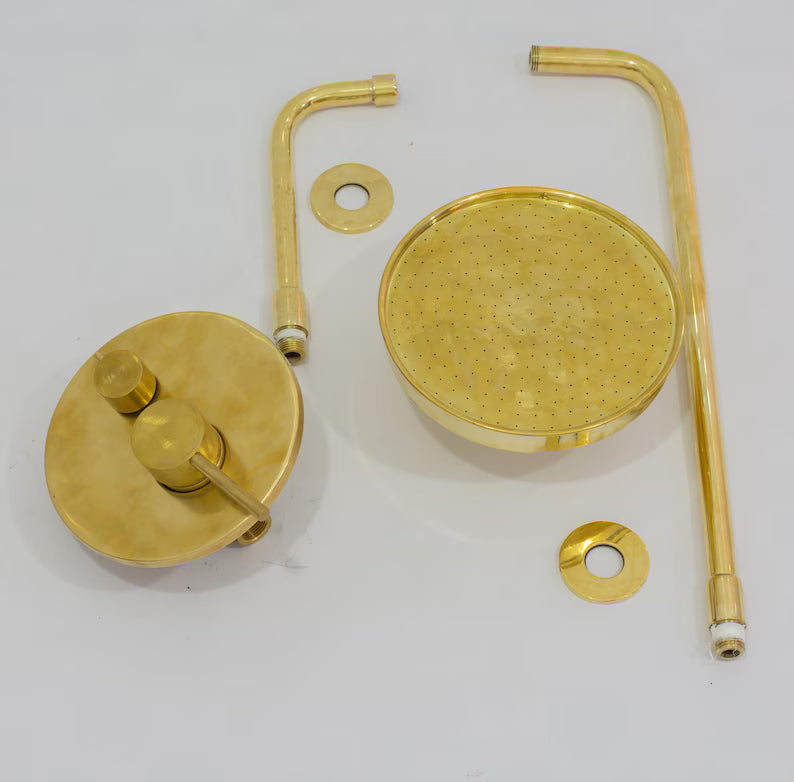 Built-in 2 outlet Brass Shower System - Head Shower System With Tub Filler alternate view 8