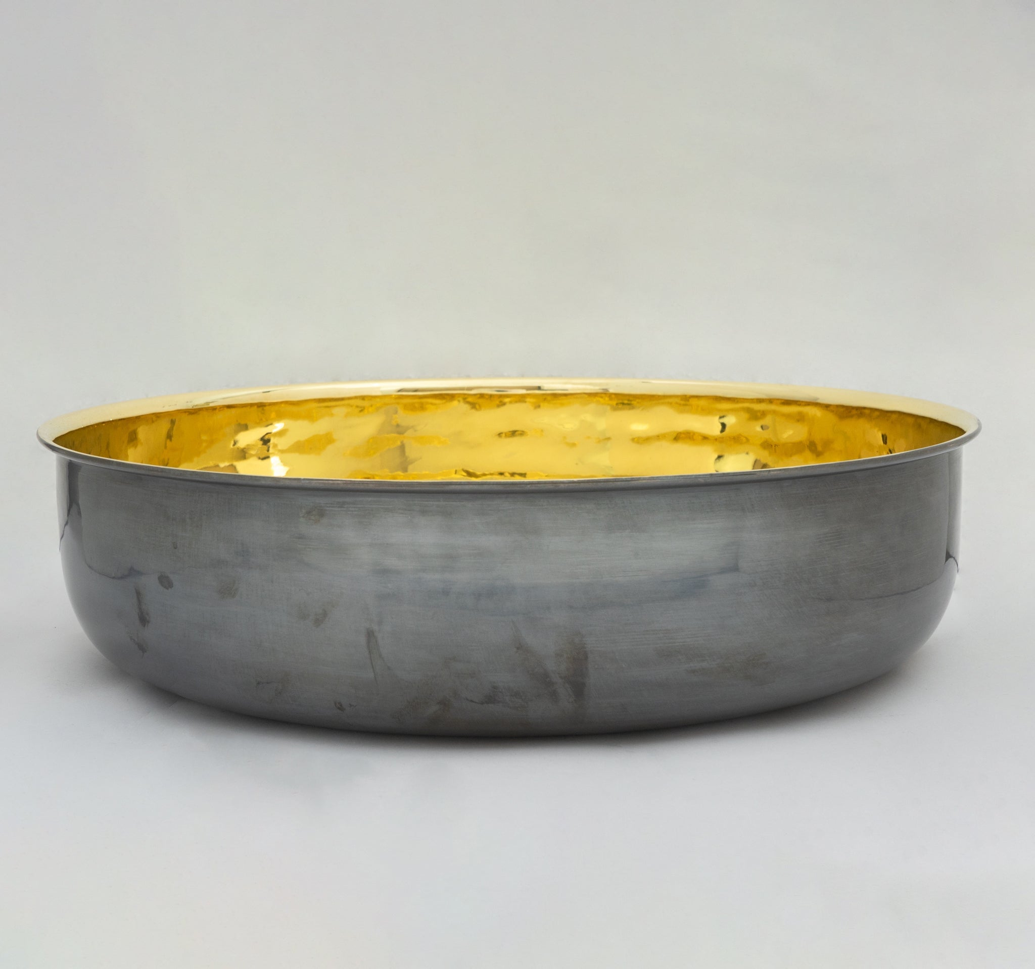 Oil Rubbed Bronze Brass Countertop Vessel Sink, Brass Bathroom Round Basin Sink alternate view 3