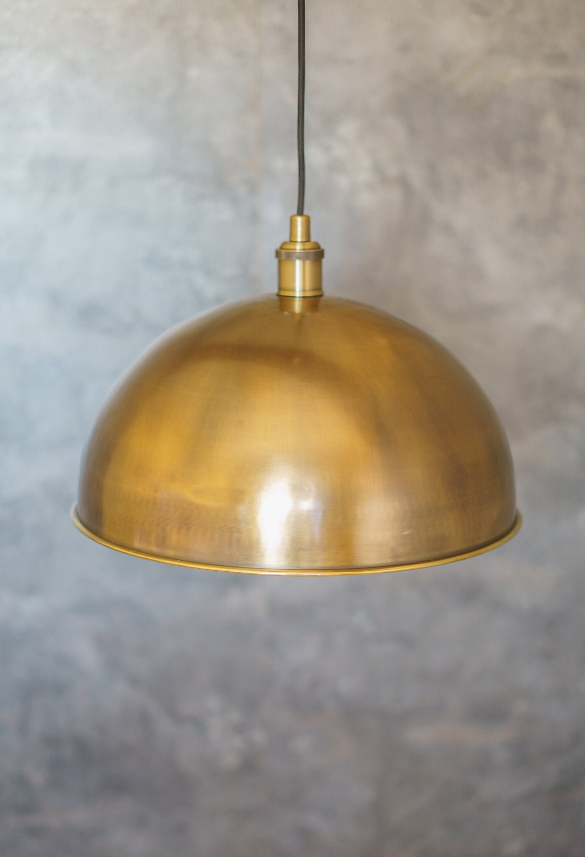 Oil Rubbed Bronze Dome Pendant Light, Bronze Ceiling Dome Lampshade alternate view 3
