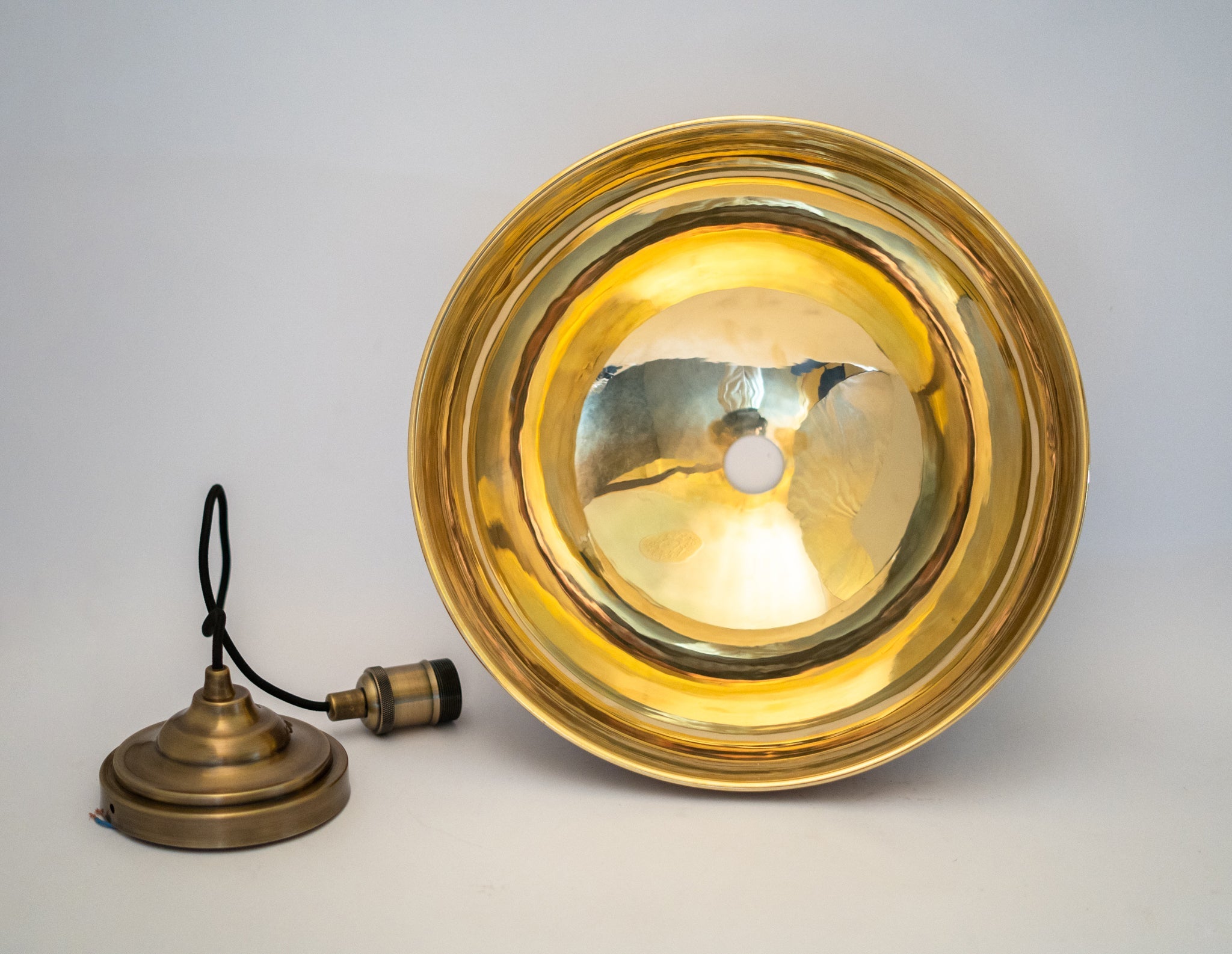 Oil Rubbed Bronze Dome Pendant Light, Bronze Ceiling Dome Lampshade alternate view 7