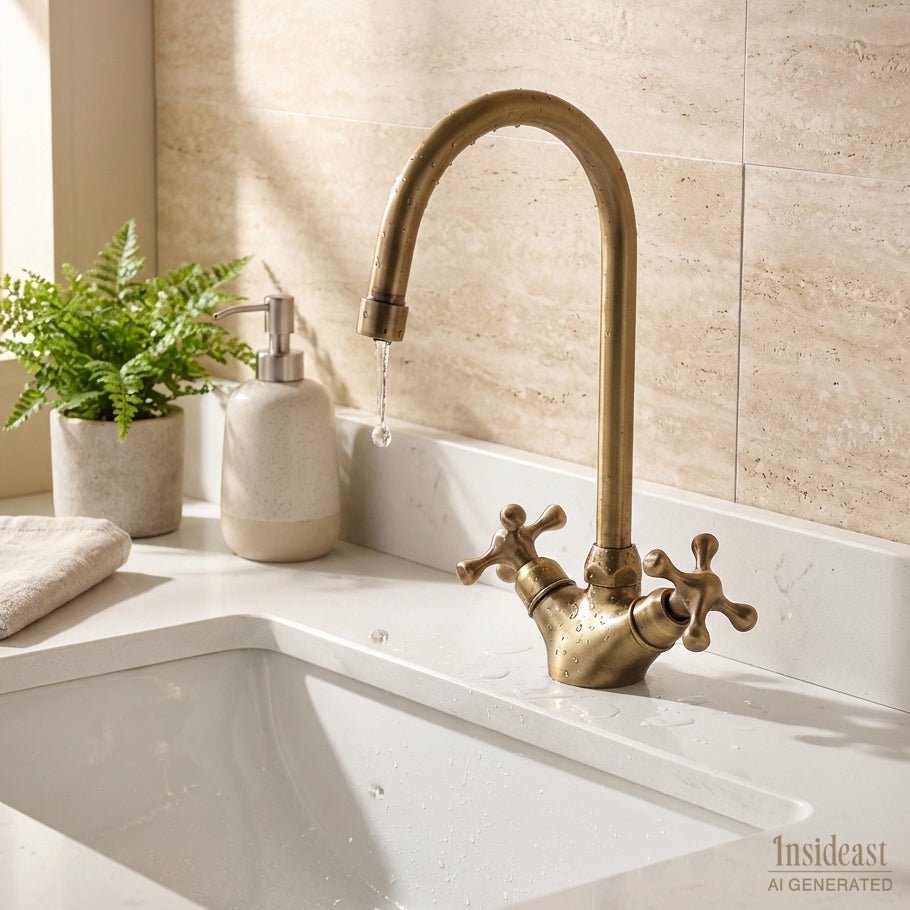 Oil Rubbed Bronze Single Hole Faucet, Antique Bronze Bathroom Sink Faucet