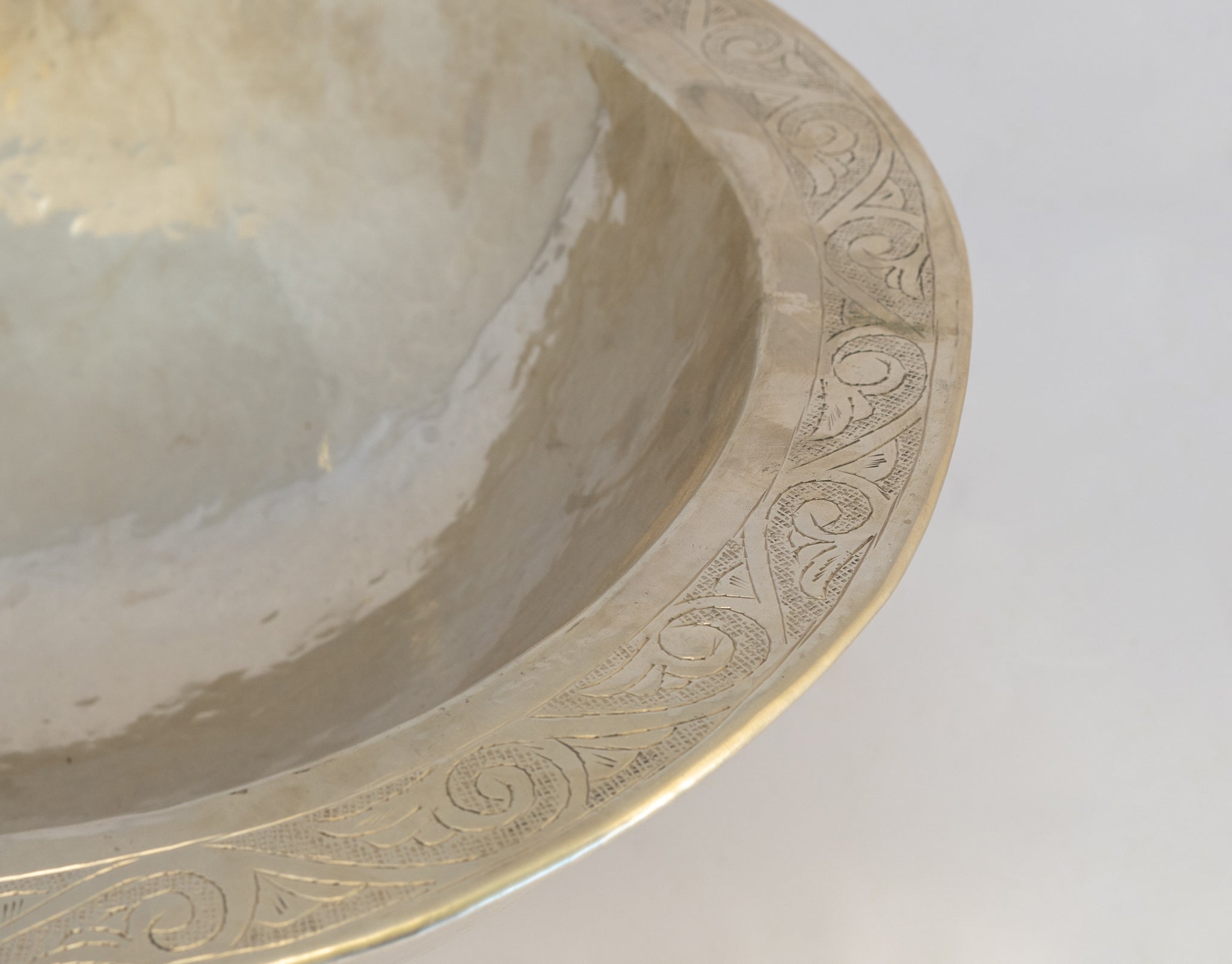 Oval Silver Bathroom Sink – German Silver Vessel Sink – Countertop Washbasin for Powder Room alternate view 7