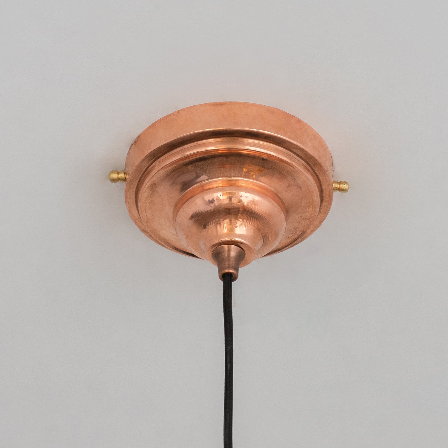 Oxidized Copper Pendant Light, Globe Pendant Light Copper, Ball Light Shade, Round Hanging Lamp Copper, Orb Ceiling Lamp alternate view 5