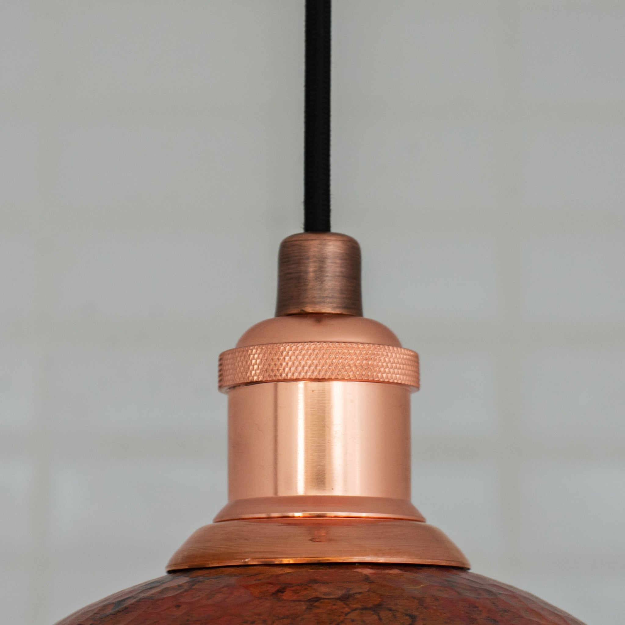 Oxidized Copper Pendant Light, Globe Pendant Light Copper, Ball Light Shade, Round Hanging Lamp Copper, Orb Ceiling Lamp alternate view 6