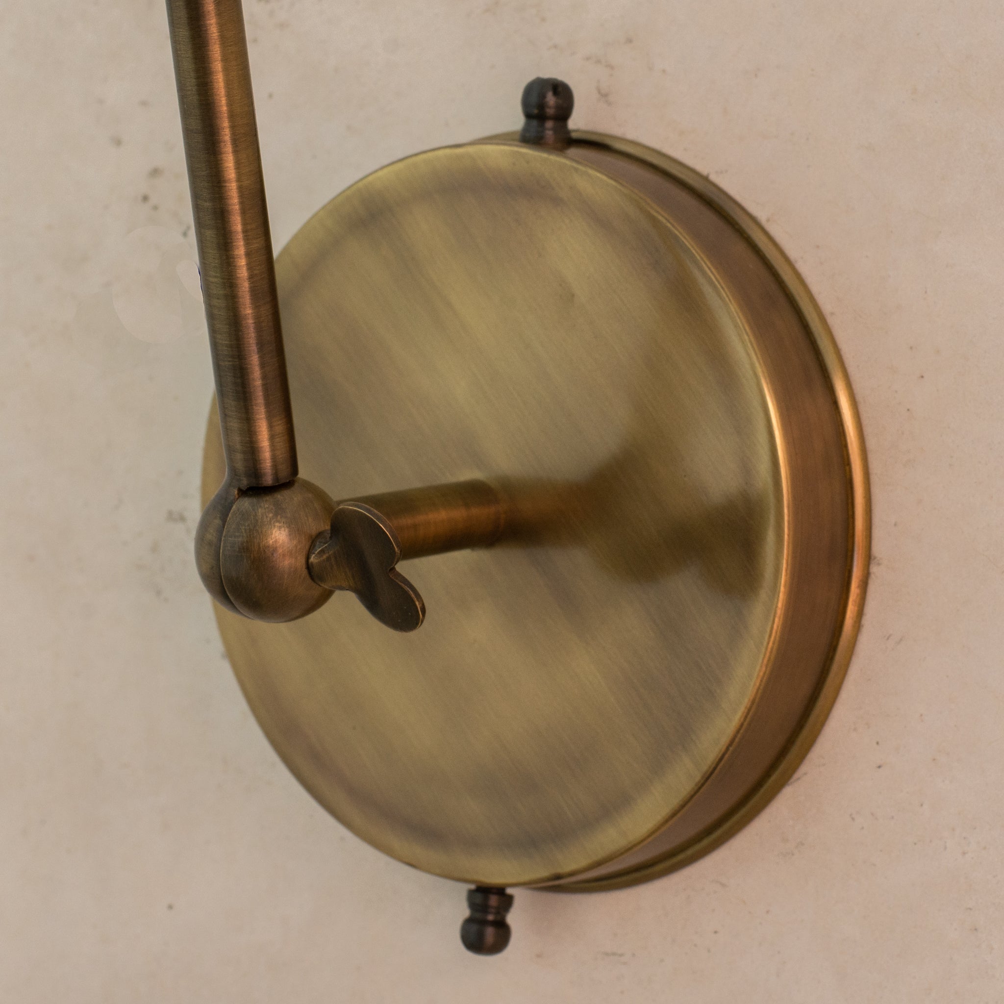 Oxidized Copper Wall Sconce, Swing Arm Light, 3-Point Adjustable Sconce, Wall Light With Copper Shade, Swivel Wall Lamp Copper alternate view 7