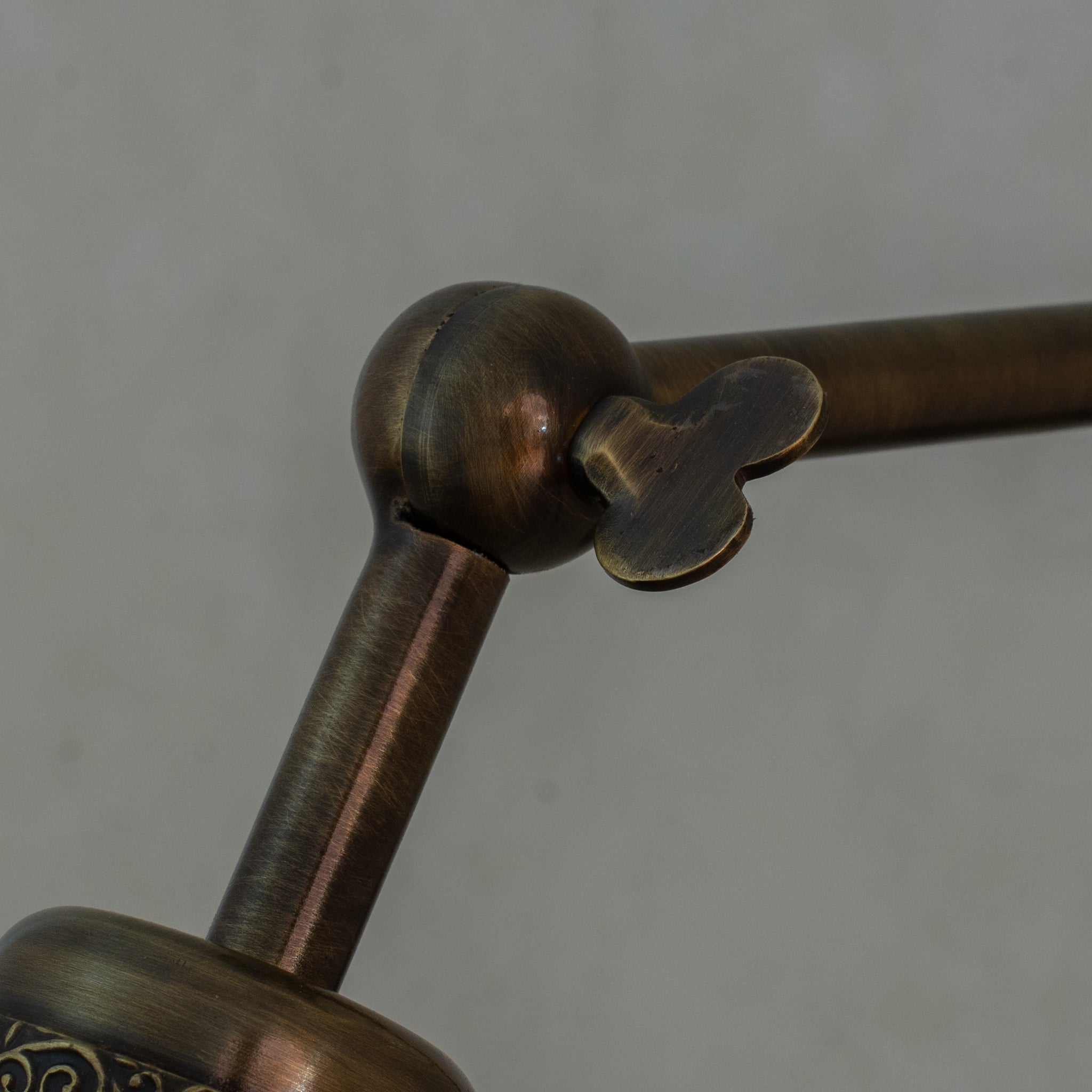 Oxidized Copper Wall Sconce, Swing Arm Light, 3-Point Adjustable Sconce, Wall Light With Copper Shade, Swivel Wall Lamp Copper alternate view 6