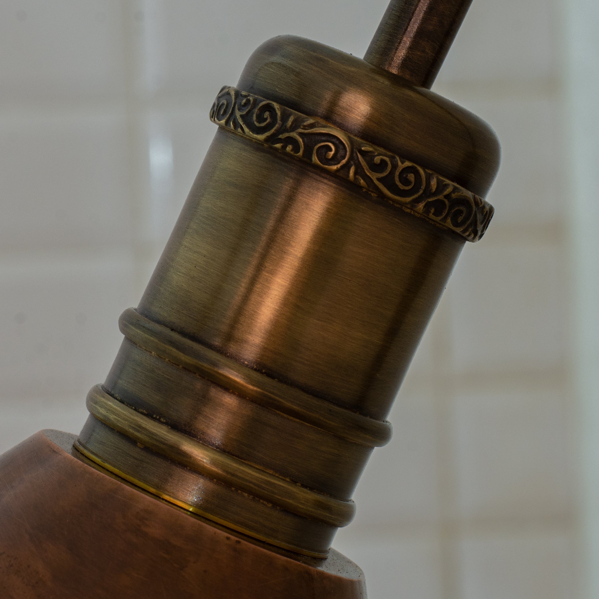 Oxidized Copper Wall Sconce, Swing Arm Light, 3-Point Adjustable Sconce, Wall Light With Copper Shade, Swivel Wall Lamp Copper alternate view 8