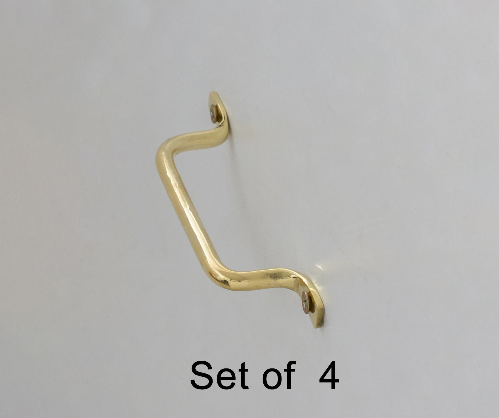 Pack of 4 x  Brass Dresser Pulls | Drawer Cabinet Pulls | Brass Closet Handles alternate view 8