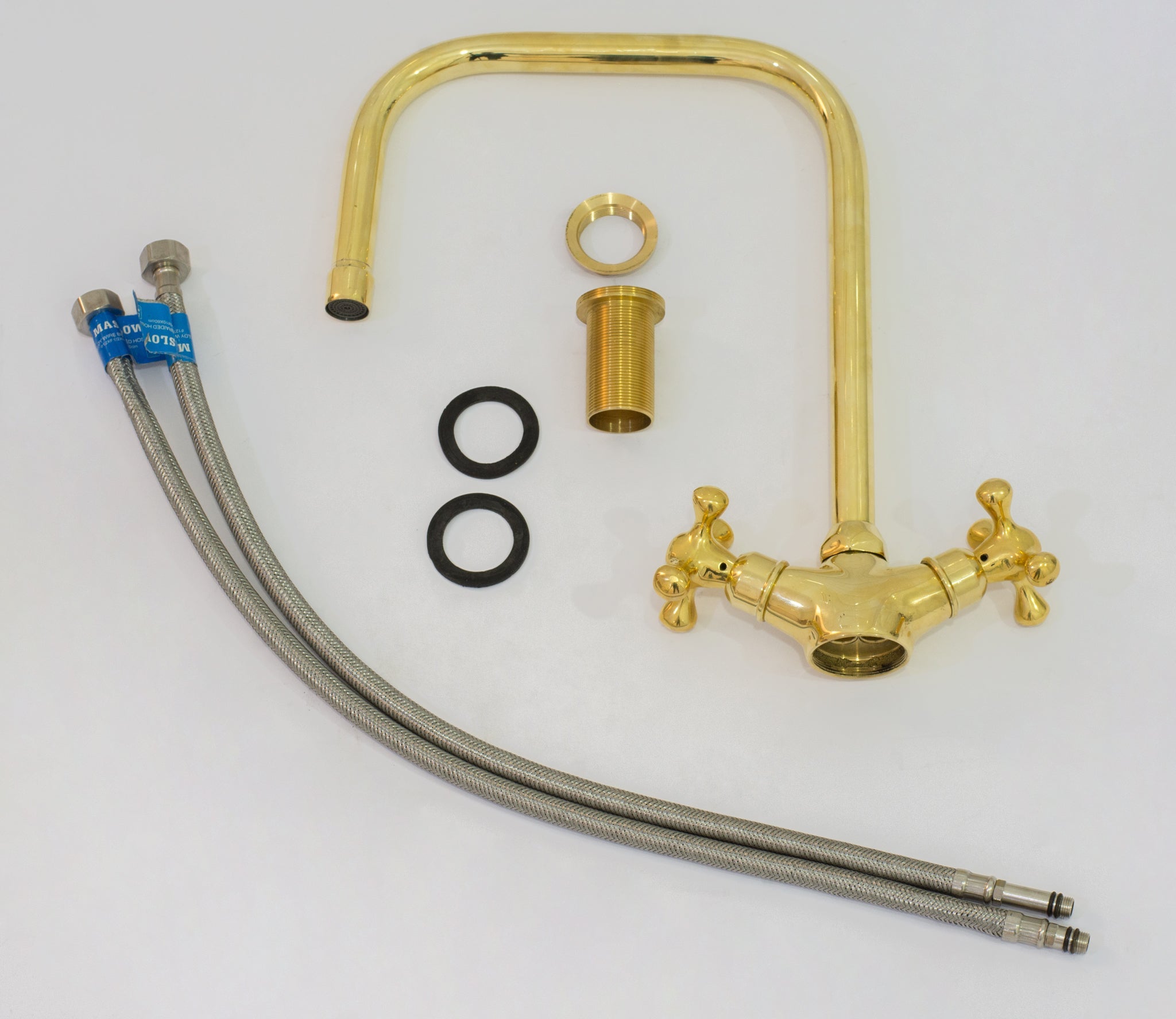 Single Hole Bathroom Faucet – Antique Brass Bathroom Faucet alternate view 6