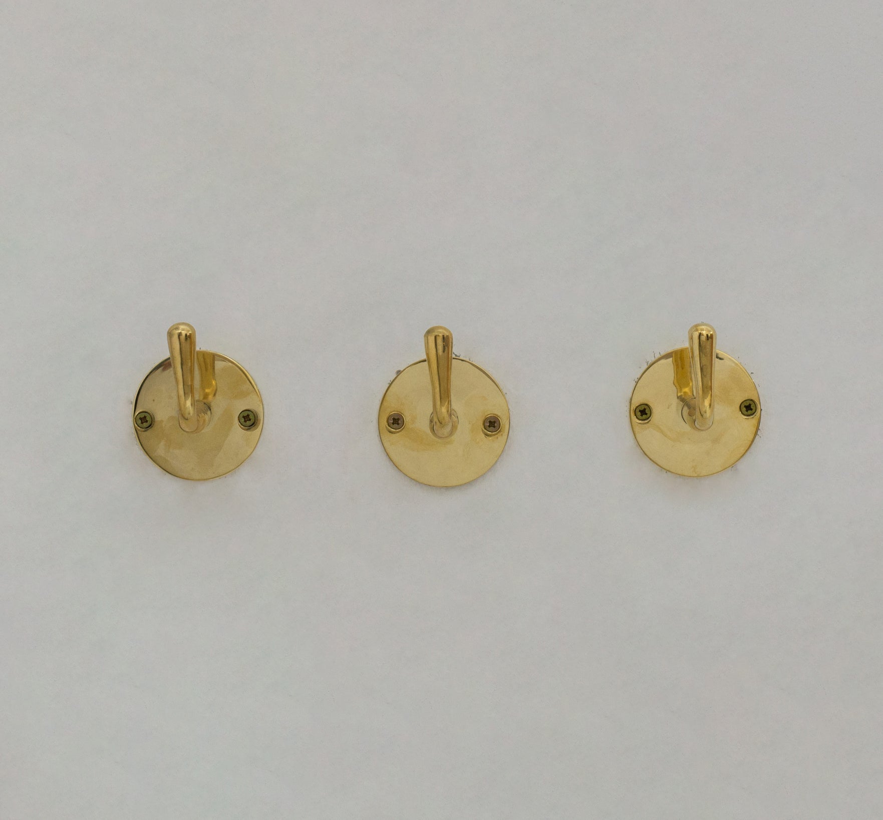 Single Hook solid Unlacquered Brass , Handmade Brass Hook, Coat Hook, Wall Hook alternate view 6