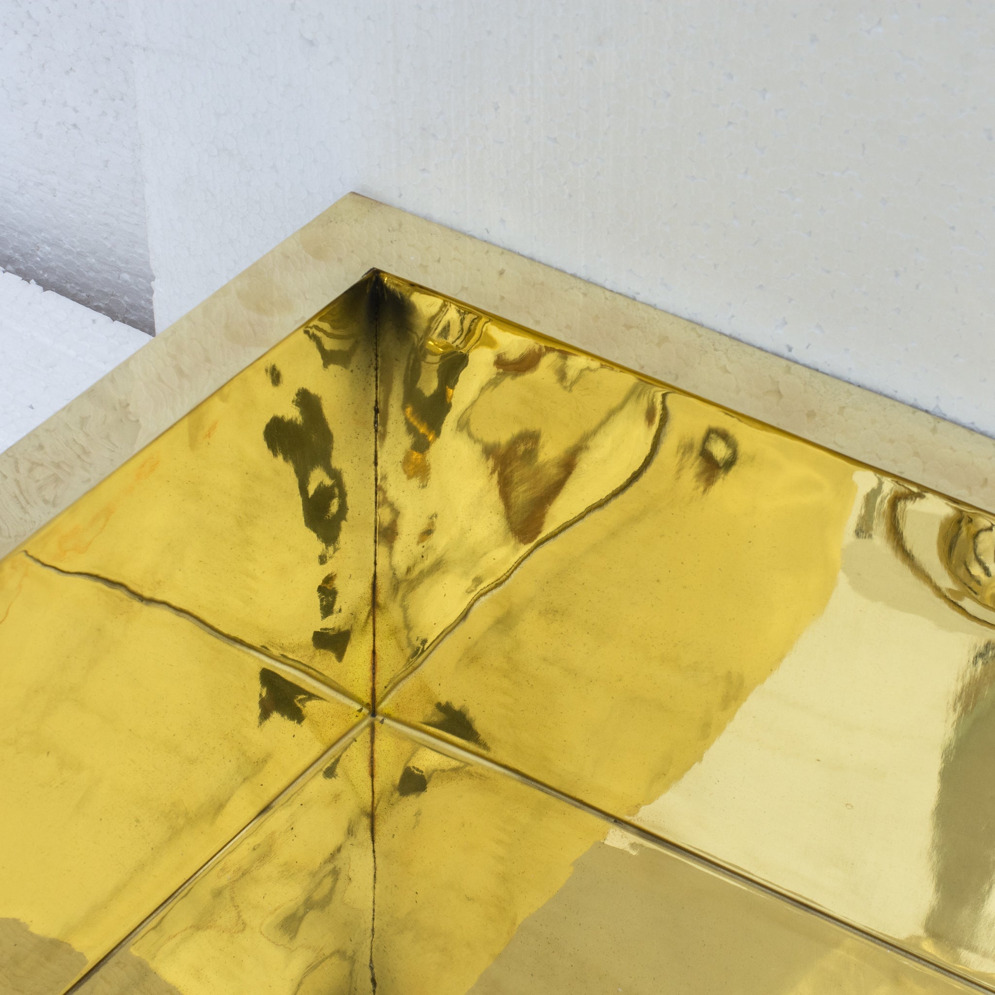 Smooth Unlacquered Brass Farmhouse Kitchen Sink | Double Drain alternate view 6