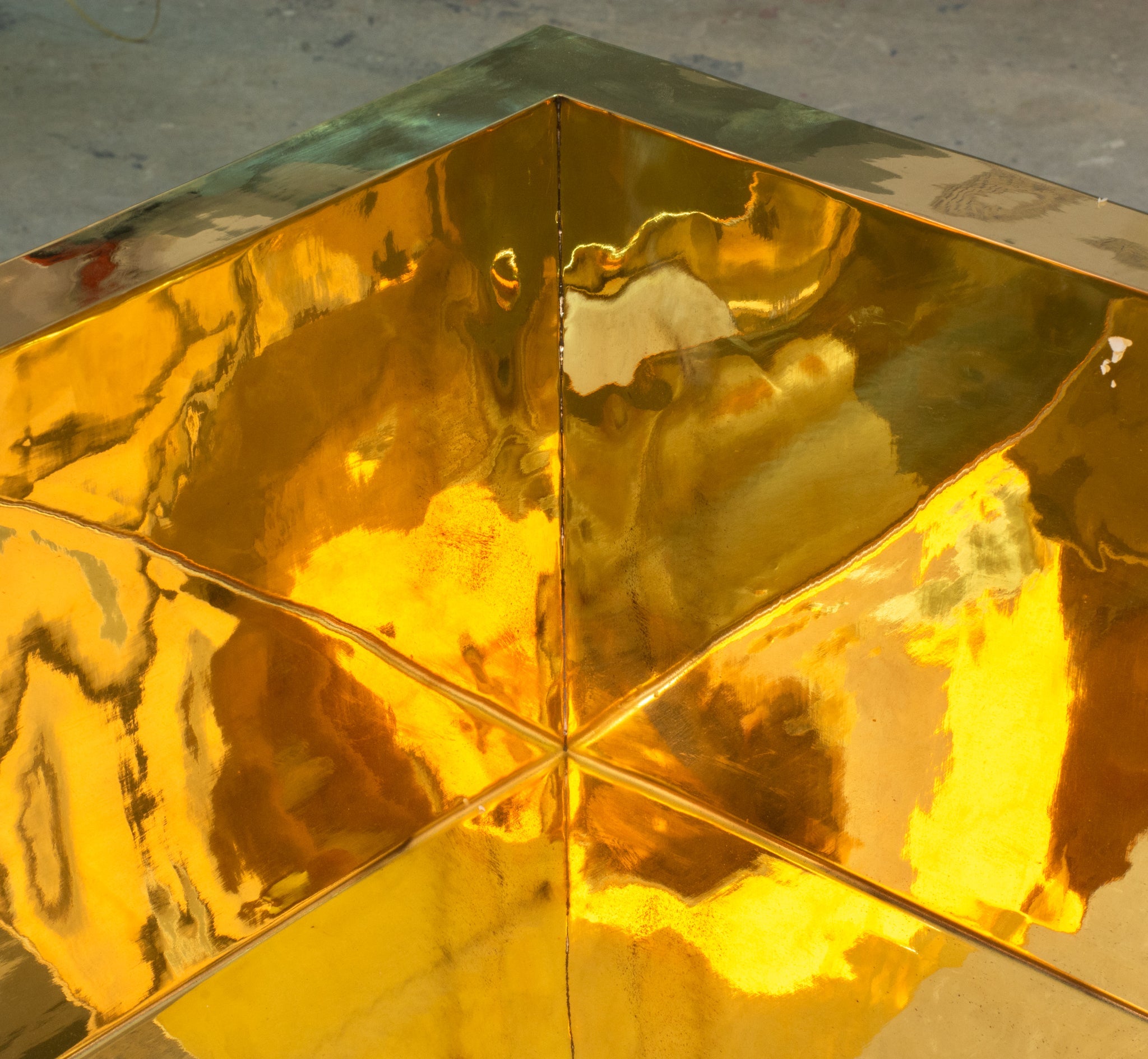 Smooth Unlacquered Brass Farmhouse Kitchen Sink | Double Drain alternate view 7