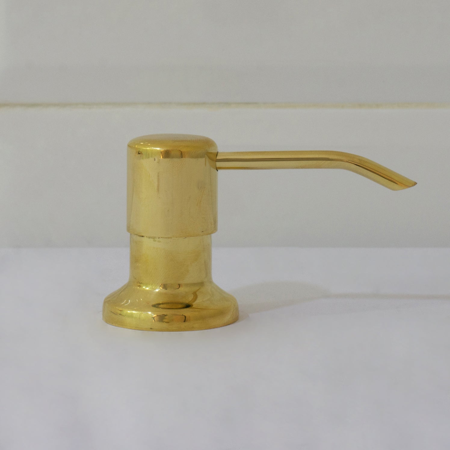 Soap Dispenser, Unlacquered Brass, Kitchen Sink Soap Dispenser