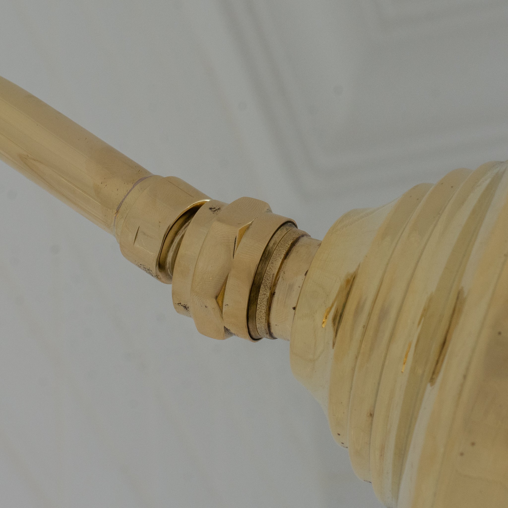 Solid Brass Angled Showerhead & Tub Filler | Concealed 2-Outlet Shower System alternate view 4