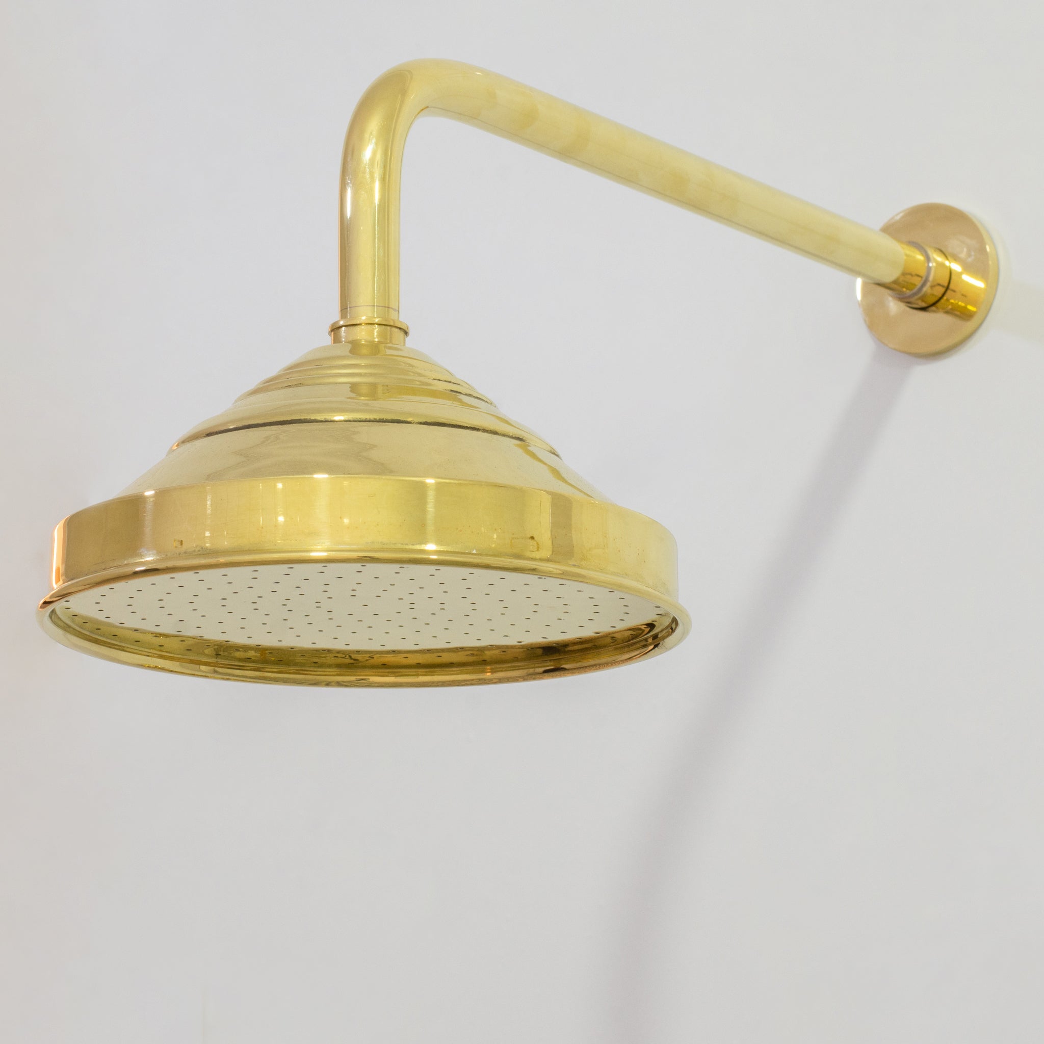 Solid Brass Built-In Shower System – Concealed Rainfall Showerhead with Handheld – Wall-Mounted Shower Set alternate view 5