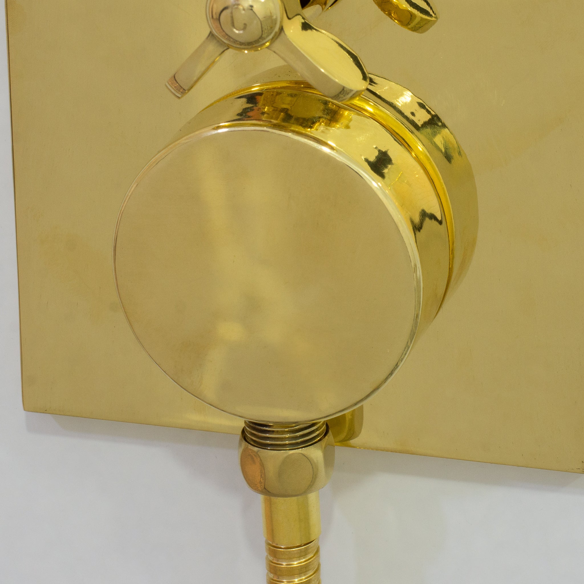 Solid Brass Built-In Shower System – Concealed Rainfall Showerhead with Handheld – Wall-Mounted Shower Set alternate view 7