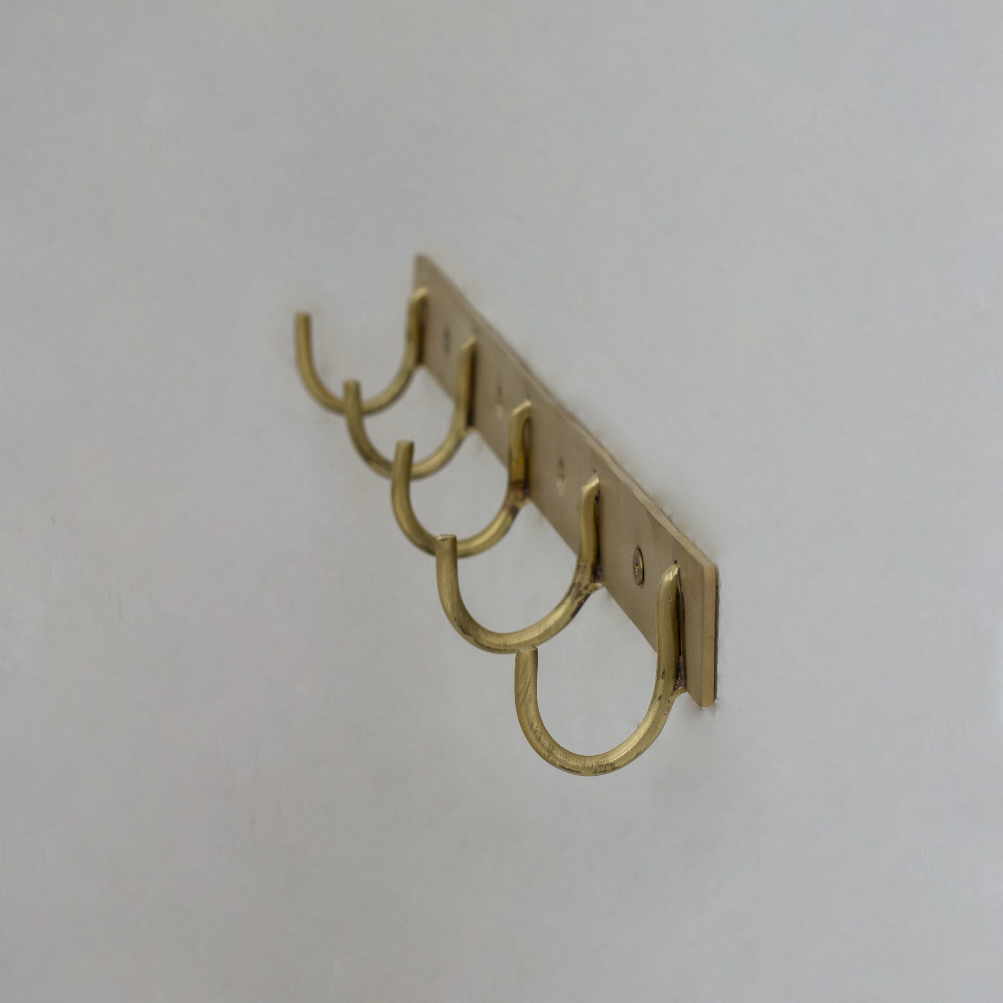 Solid Brass Coat Hooks Rack, Wall Mounted Hanger Hooks, Hallway Hooks alternate view 4