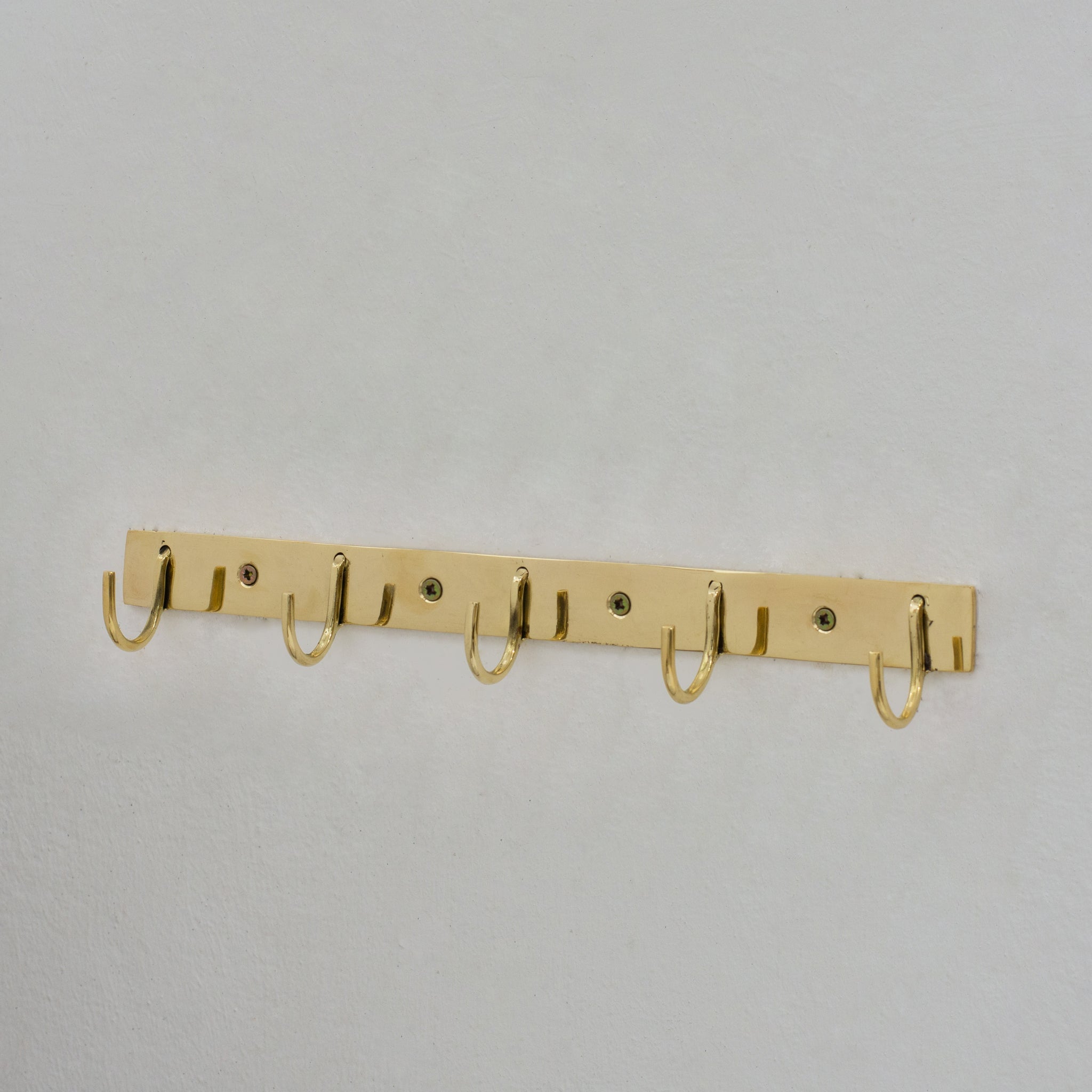 Solid Brass Coat Hooks Rack, Wall Mounted Hanger Hooks, Hallway Hooks alternate view 8