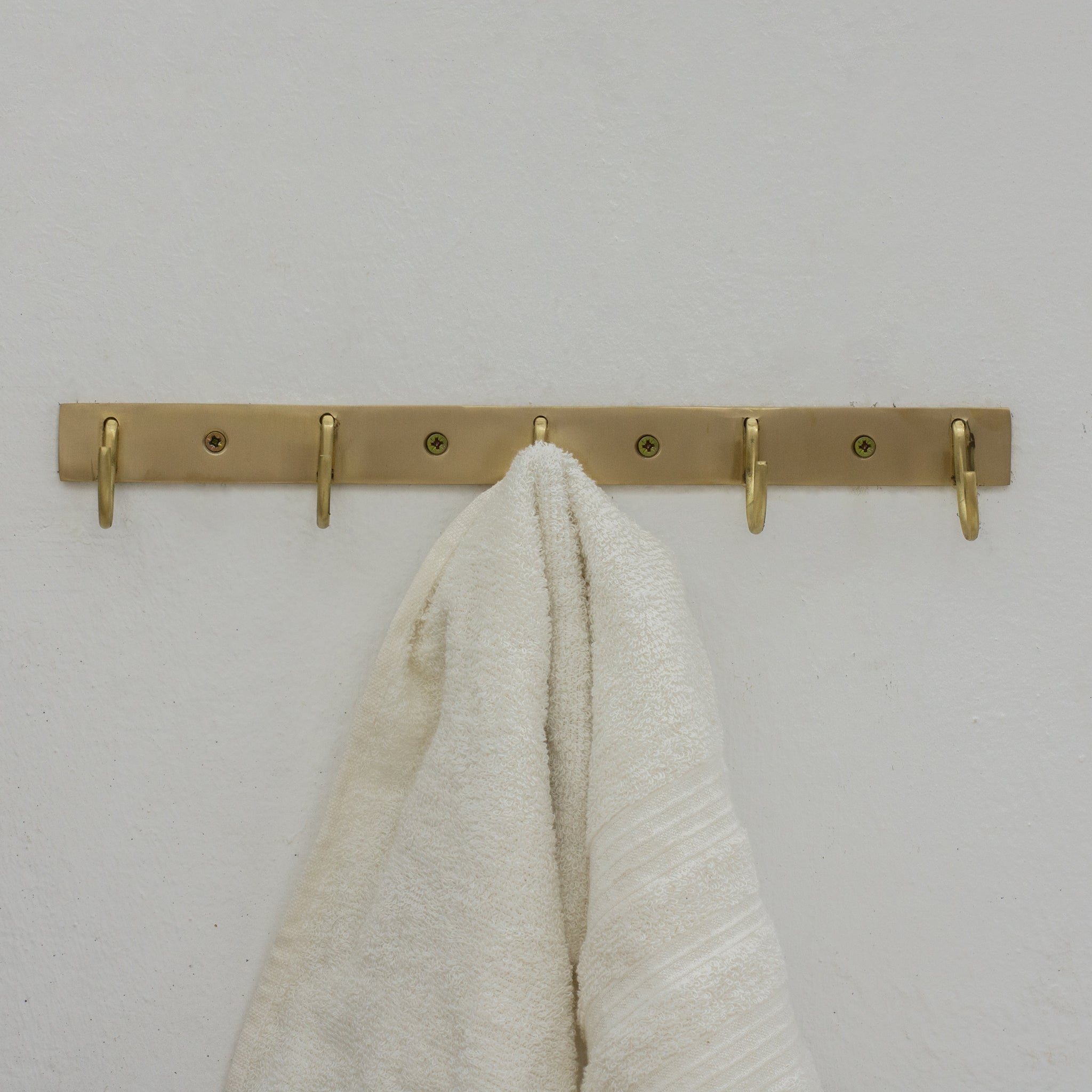 Solid Brass Coat Hooks Rack, Wall Mounted Hanger Hooks, Hallway Hooks alternate view 3