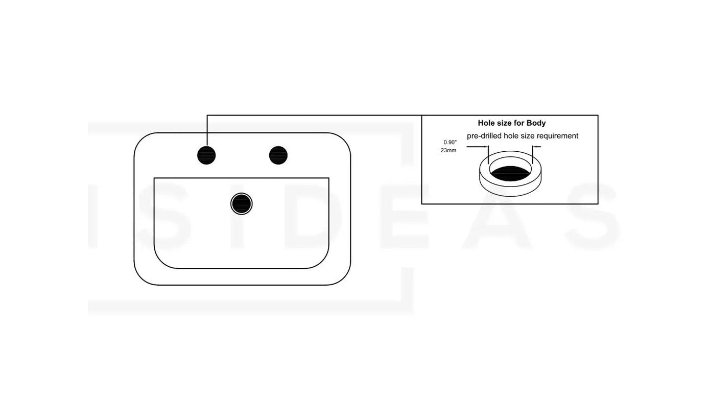 Solid Brass Deck-Mount Kitchen Bib Taps – Double Pillar Faucet Set for Hot & Cold Water alternate view 24