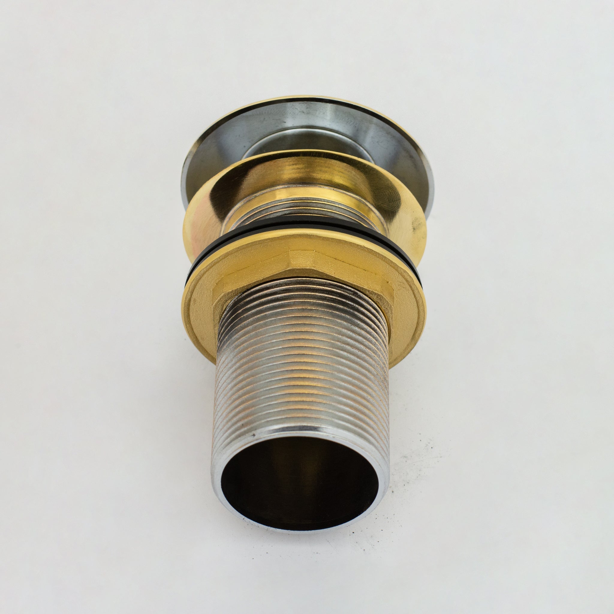 Solid Brass Drain, Push Up Button alternate view 4