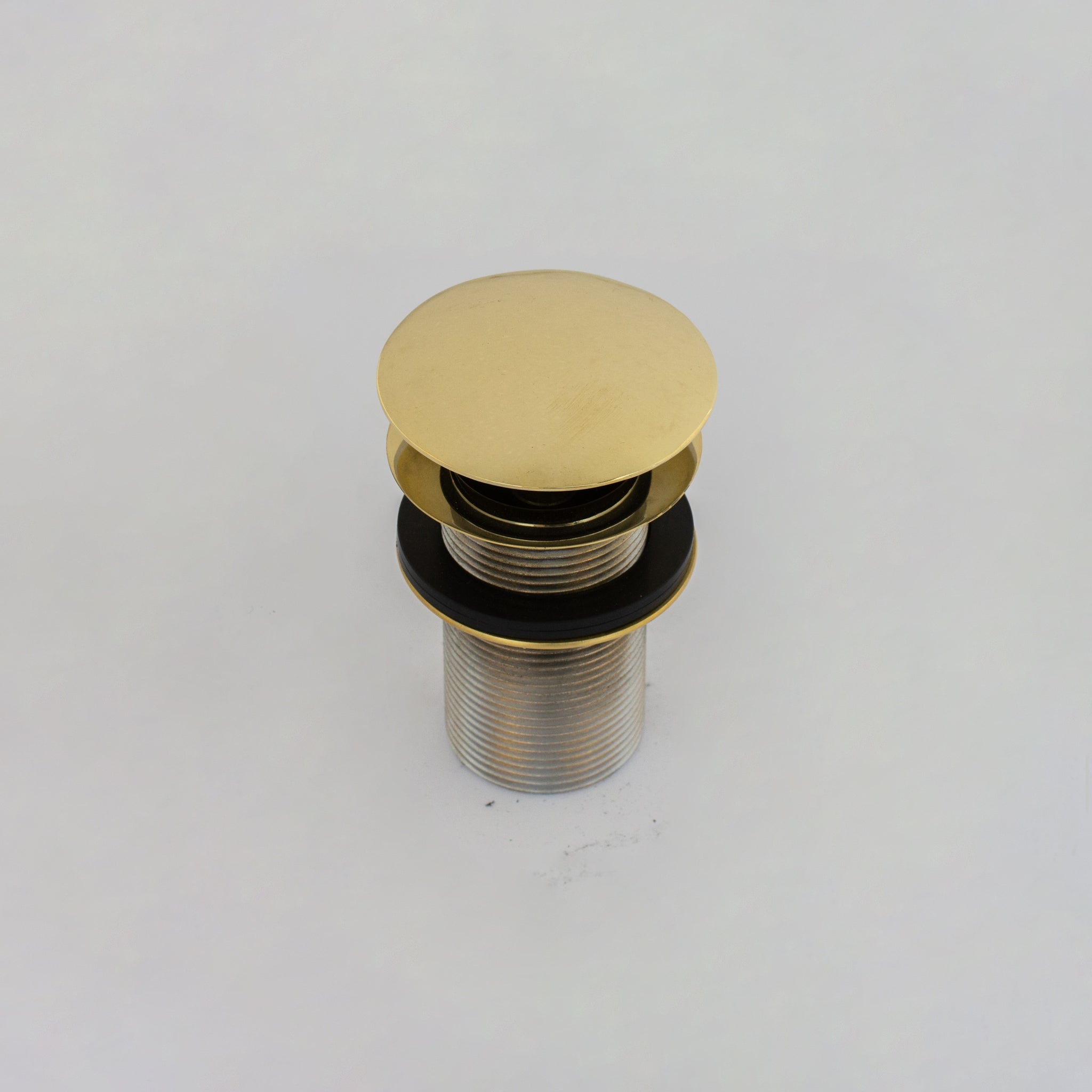 Solid Brass Drain, Push Up Button alternate view 6