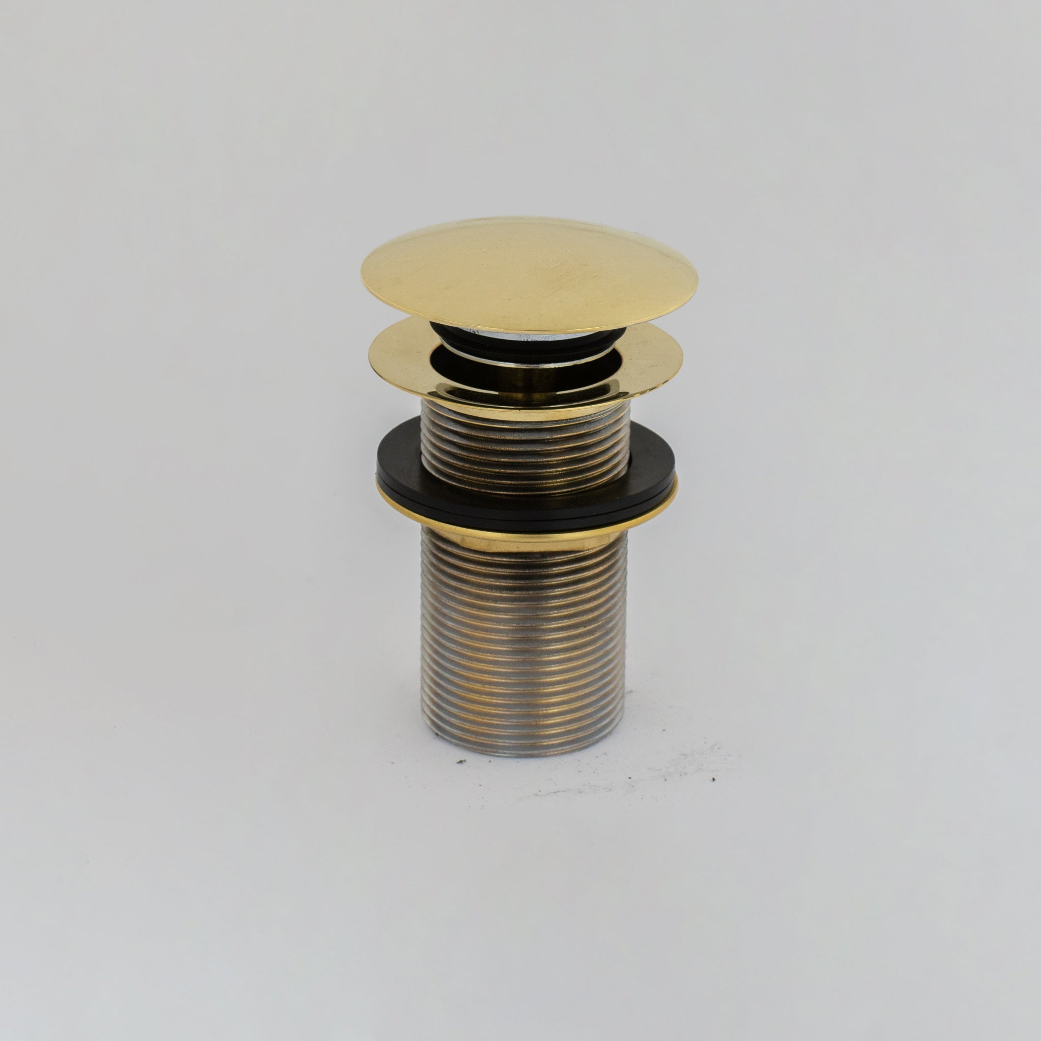 Solid Brass Drain, Push Up Button alternate view 7