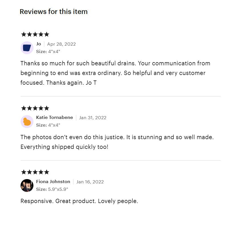 Solid Brass Floor Drain | Hammered Square Style Shower Drain alternate view 9