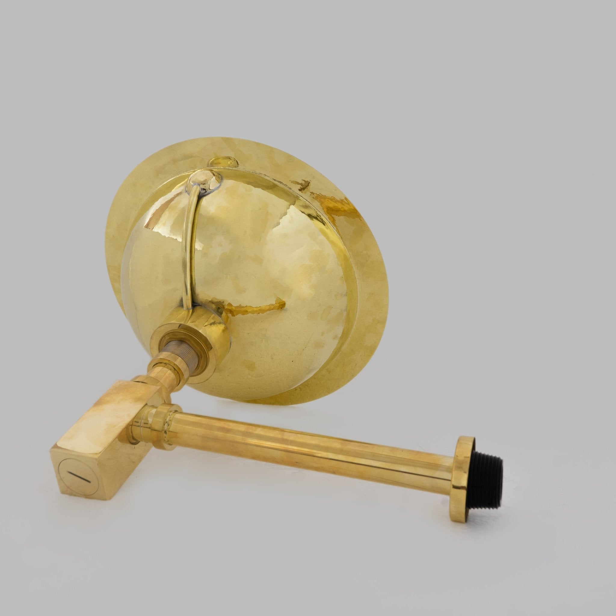 Solid Brass Hammered Sink, Bathroom Sink, Powder Room Sink, Handmade Undermount Sink alternate view 6