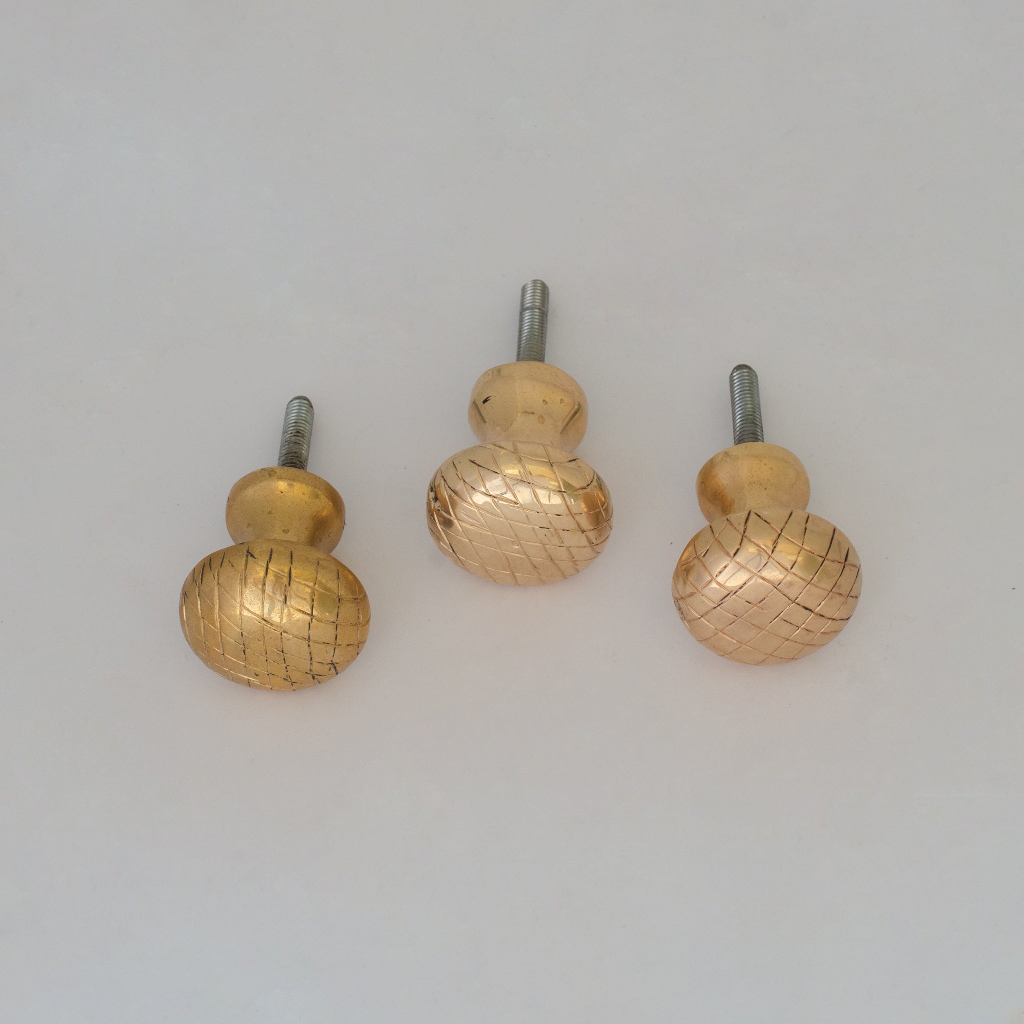 Solid Brass Round Knobs, Drawer Kitchen Knobs, Cabinet Knob alternate view 4