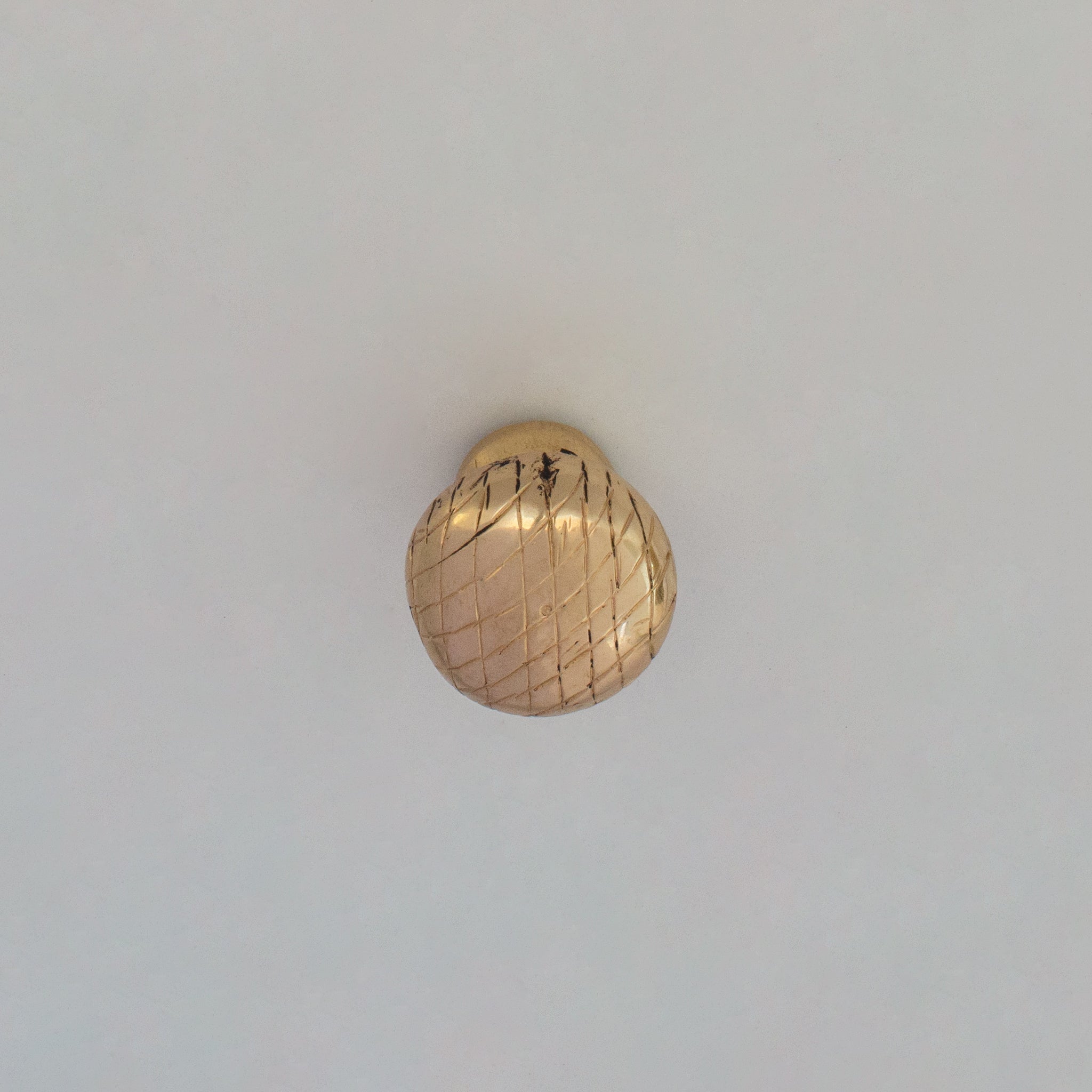 Solid Brass Round Knobs, Drawer Kitchen Knobs, Cabinet Knob alternate view 3