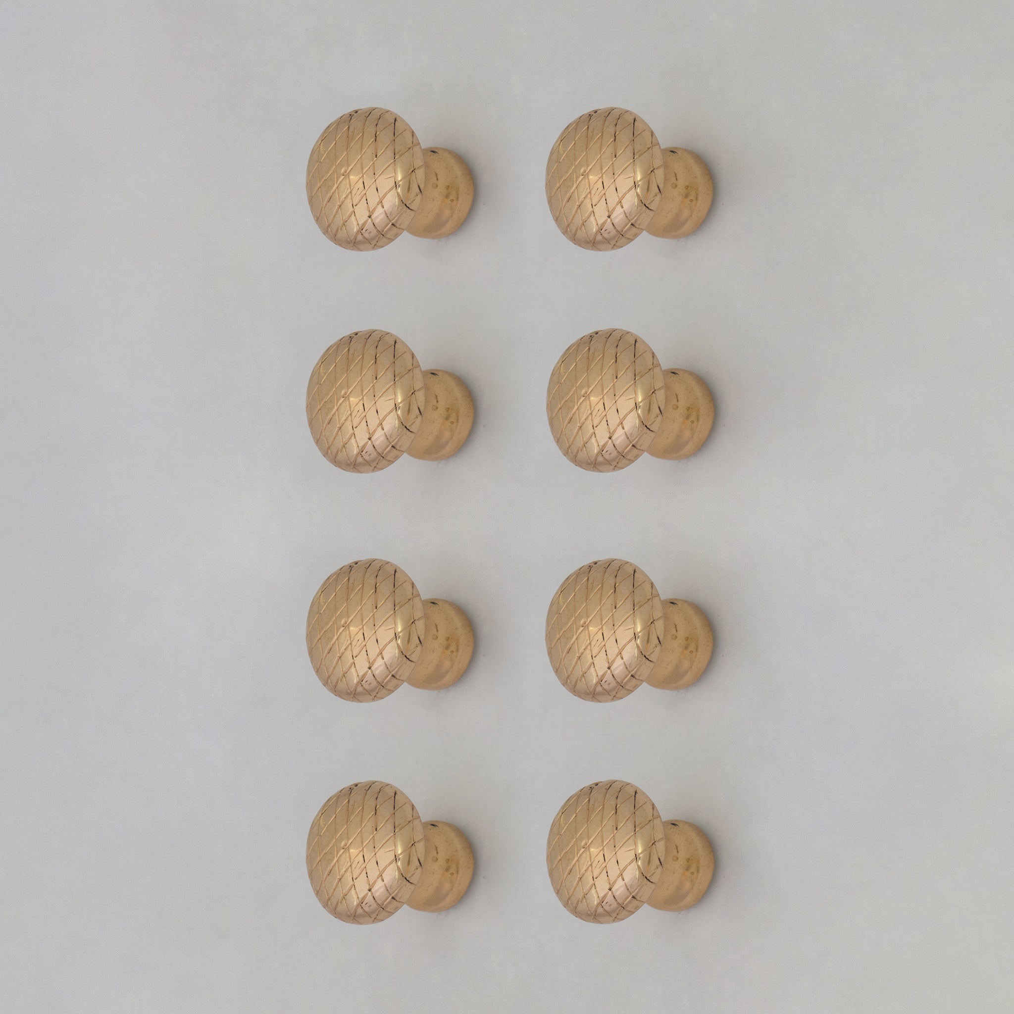 Solid Brass Round Knobs, Drawer Kitchen Knobs, Cabinet Knob alternate view 7