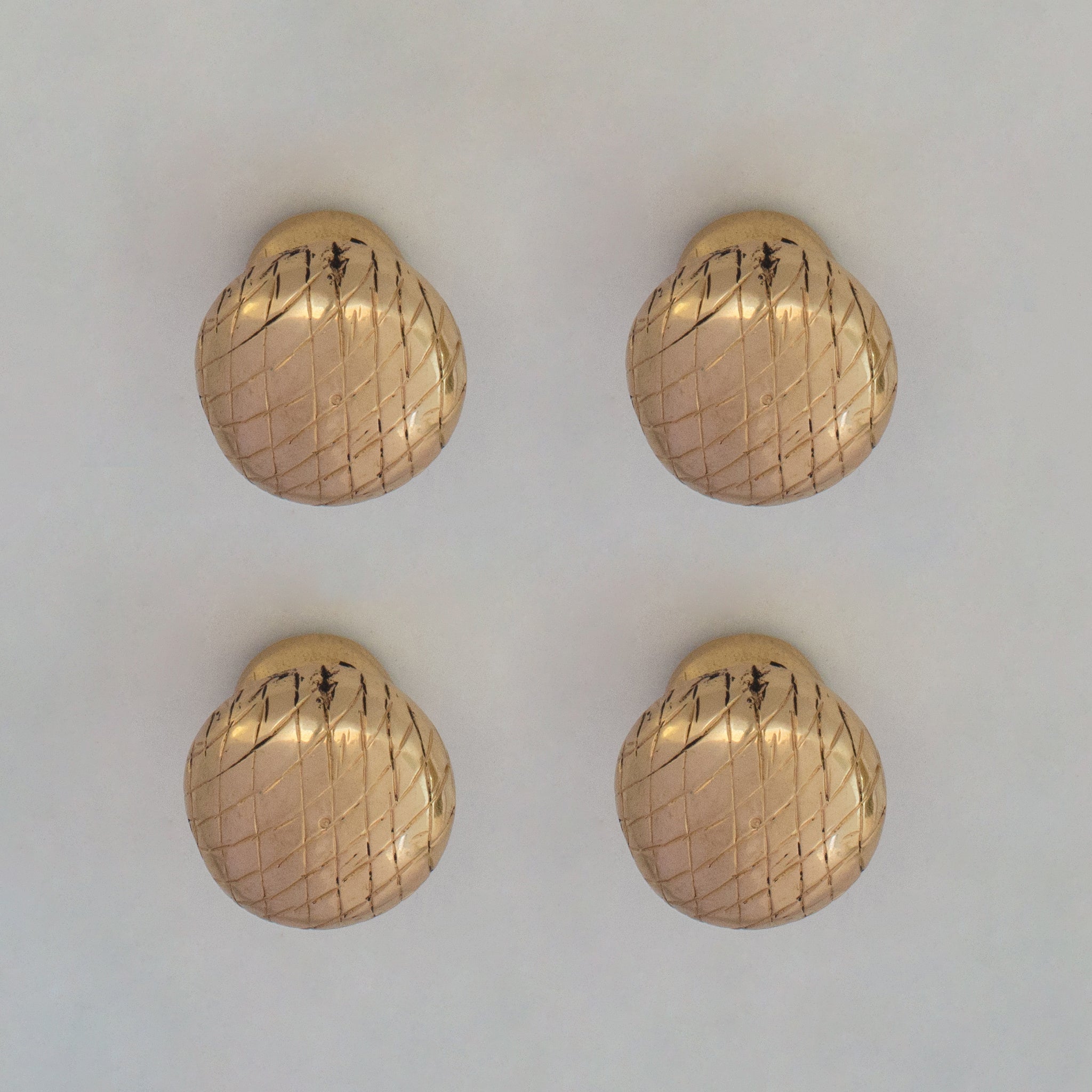 Solid Brass Round Knobs, Drawer Kitchen Knobs, Cabinet Knob alternate view 6