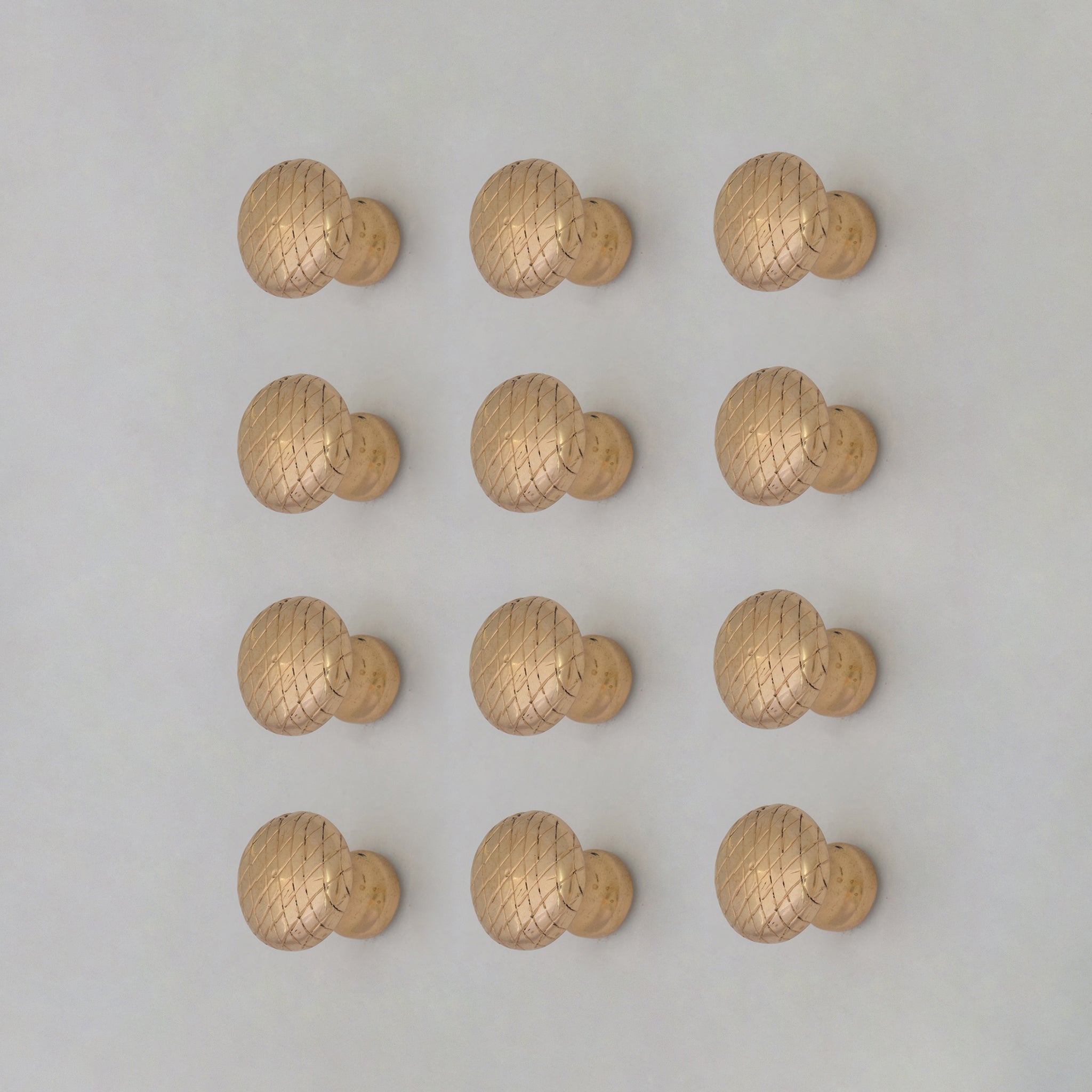 Solid Brass Round Knobs, Drawer Kitchen Knobs, Cabinet Knob alternate view 8