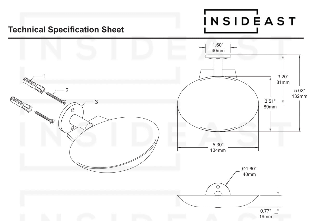 Solid Brass Soap Dish, Wall Soap Holder, Moroccan Handmade Brass Soap Dish alternate view 8