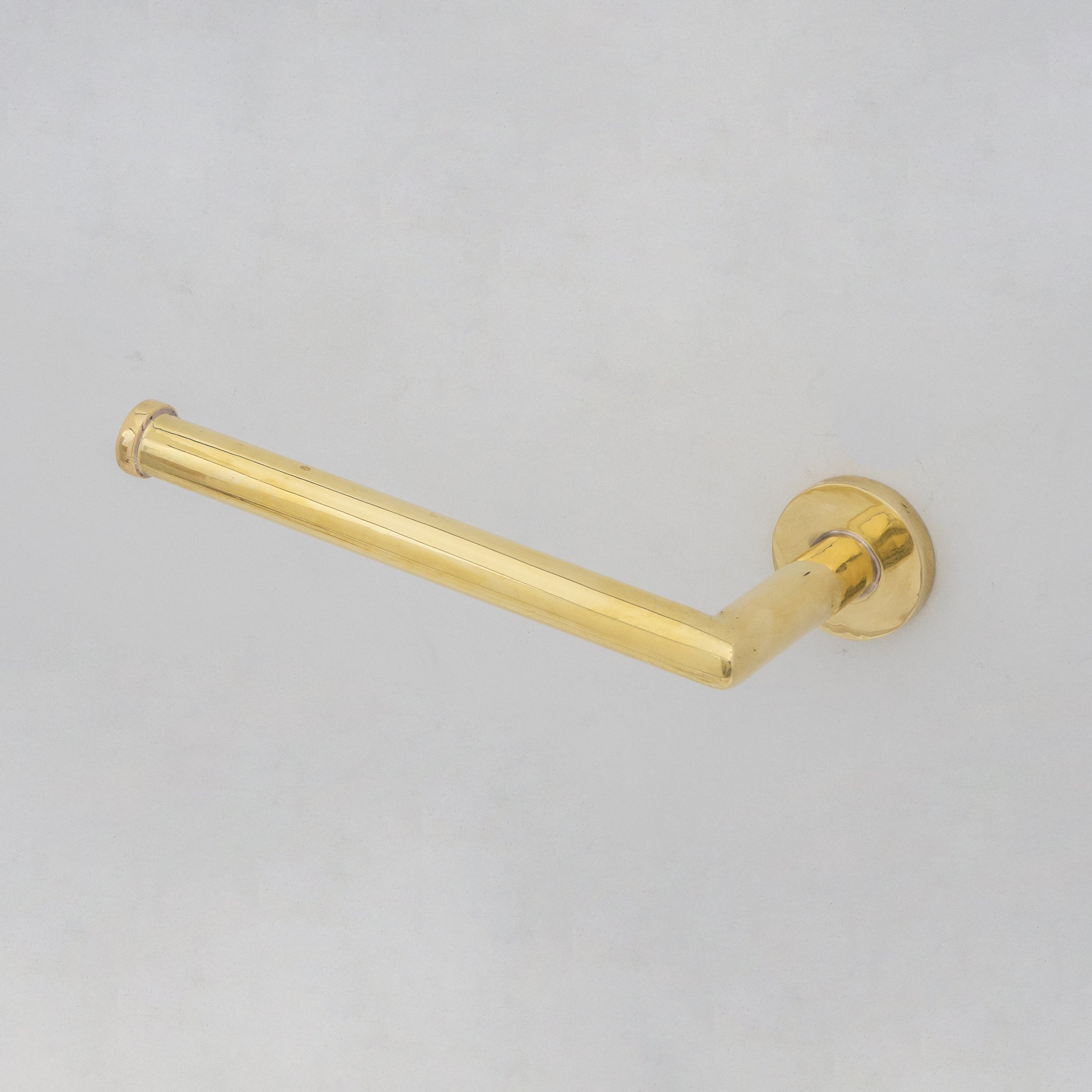 Solid Brass Toilet Paper Holder, Handcrafted Powder Room Roll Holder alternate view 5