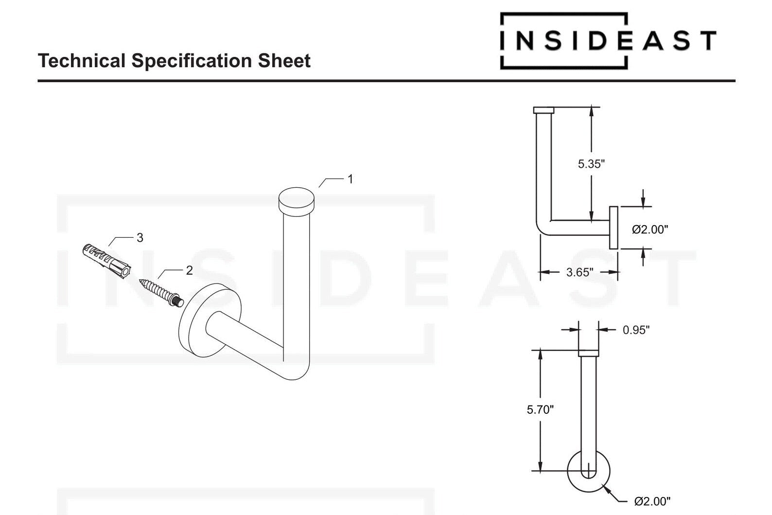 Solid Brass Toilet Paper Holder, Handcrafted Powder Room Roll Holder alternate view 10