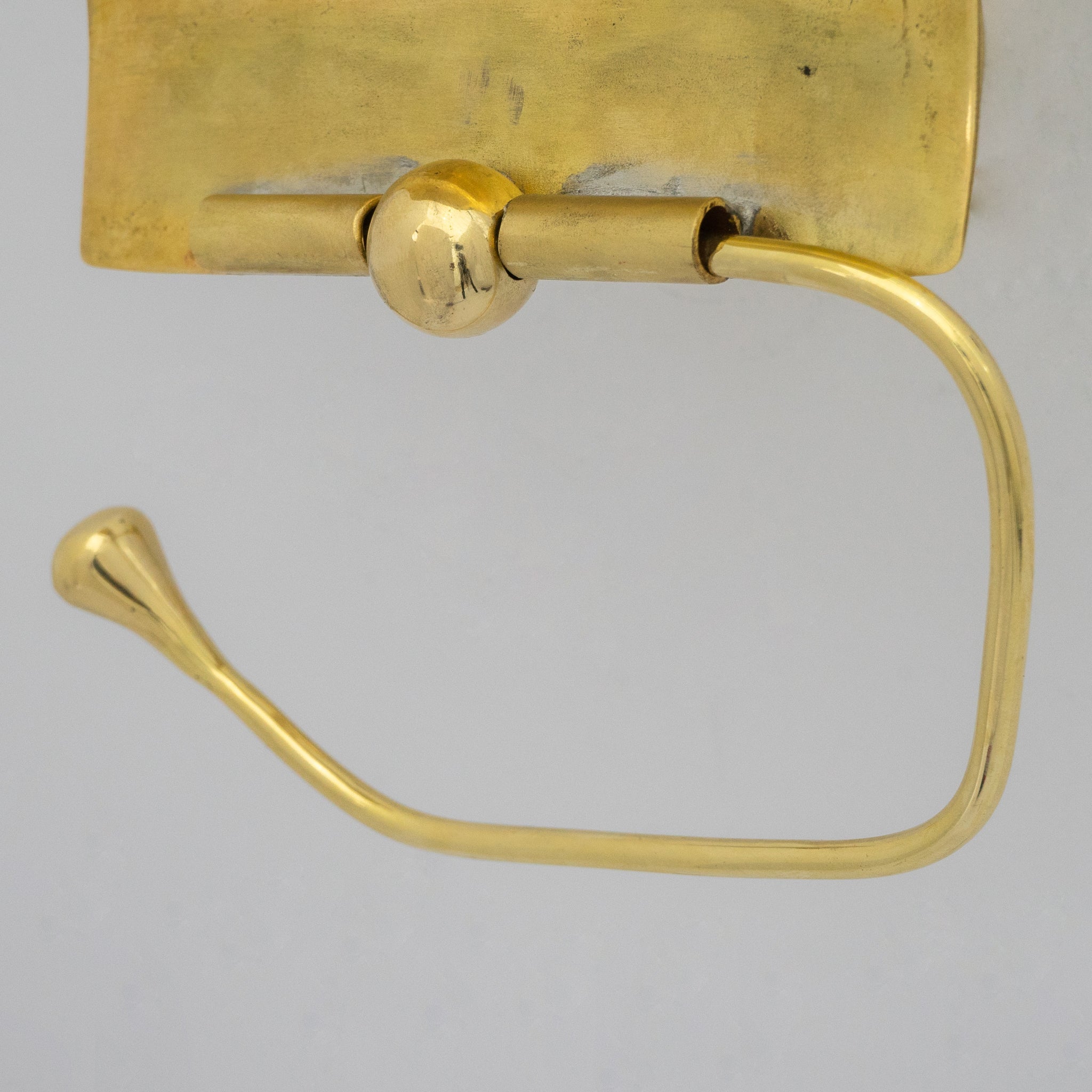 Solid Brass Toilet Paper Holder With Sliding Cover | Bathroom Tissue Holder alternate view 8