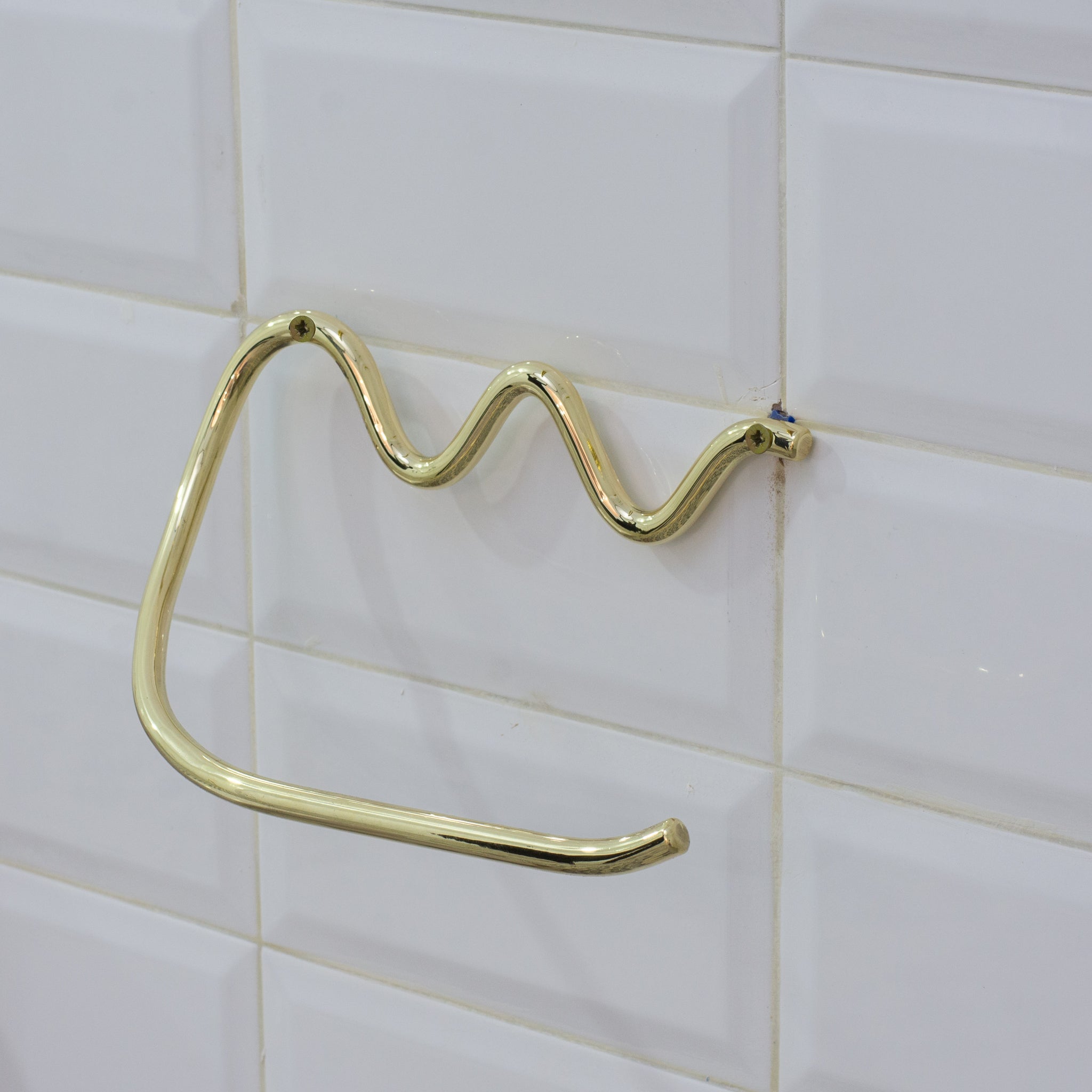 Solid Brass TP Holder, Tissue Roll Holder, Tissue Hanger, Tissue Holder Hook alternate view 2