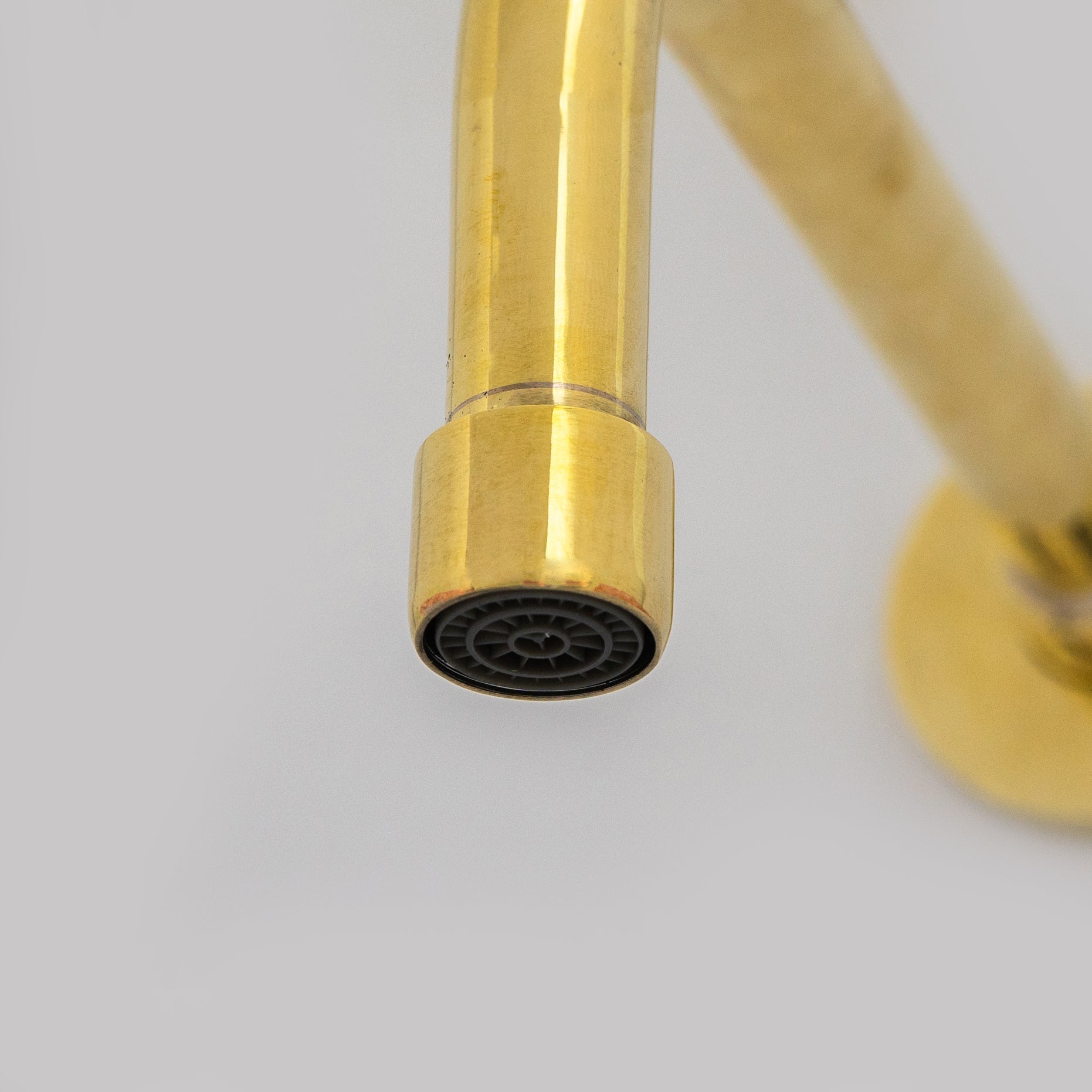 Solid Brass Tub Filler Built-in, Unlacquered Brass Shower System, Concealed Tub Filler alternate view 6